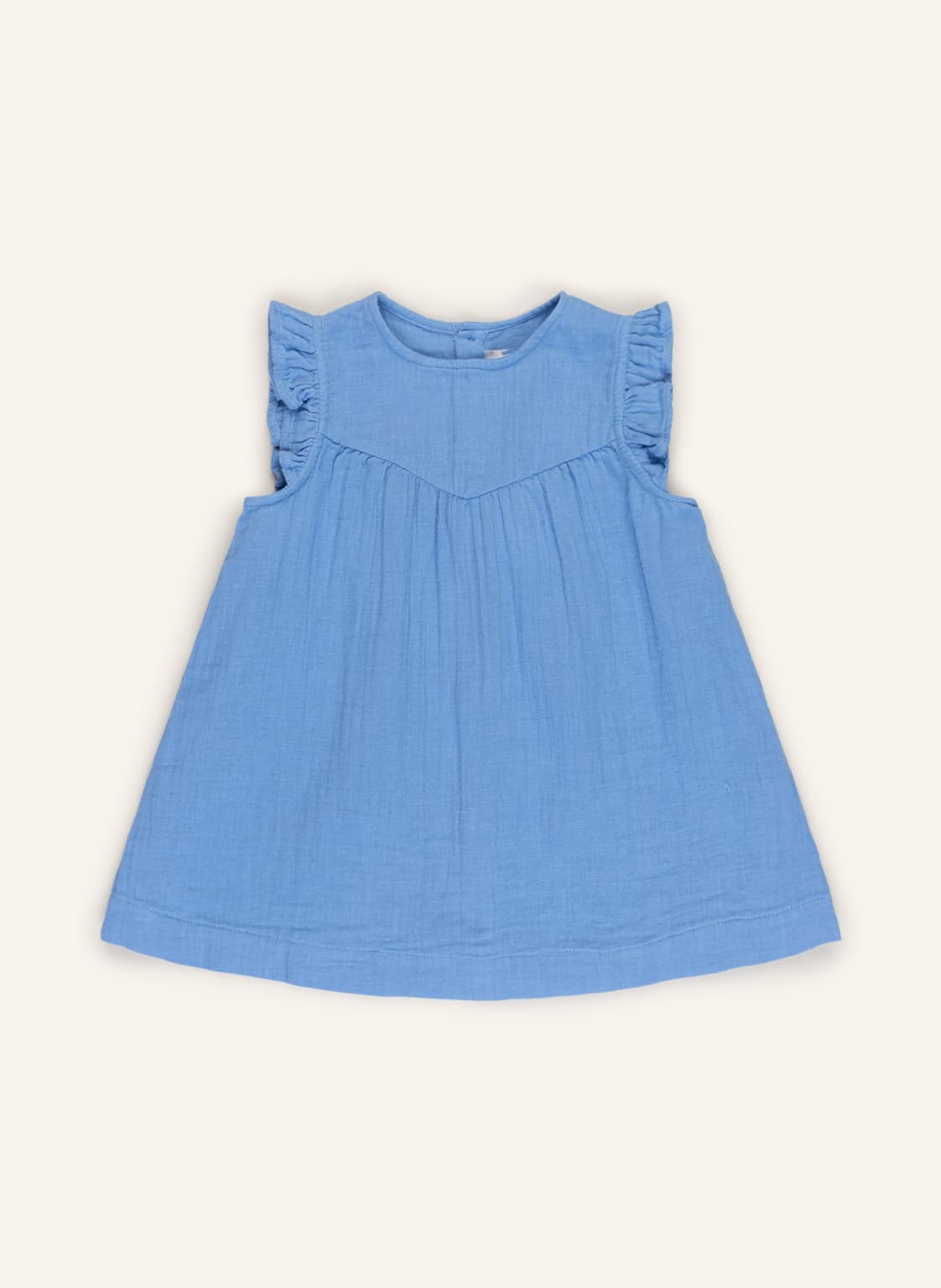 Image of Petit Bateau Kleid Mit Rüschen blau