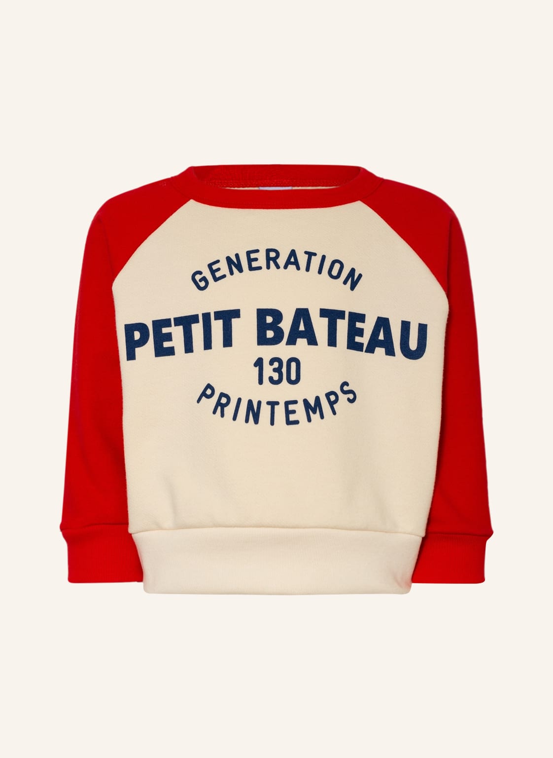 Image of Petit Bateau Sweatshirt rot