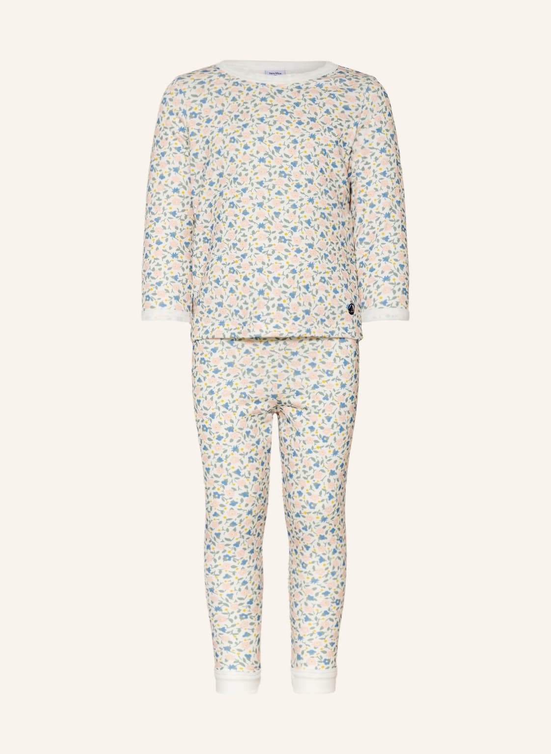 Image of Petit Bateau Schlafanzug weiss