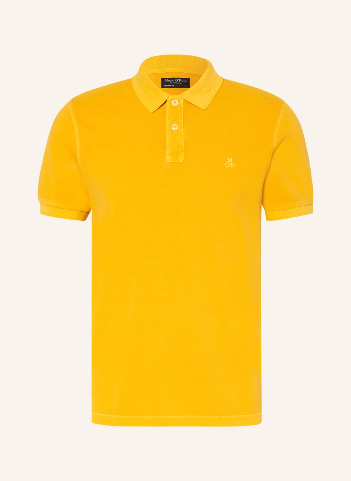 Image of Marc O'polo Piqué-Poloshirt Regular Fit gelb