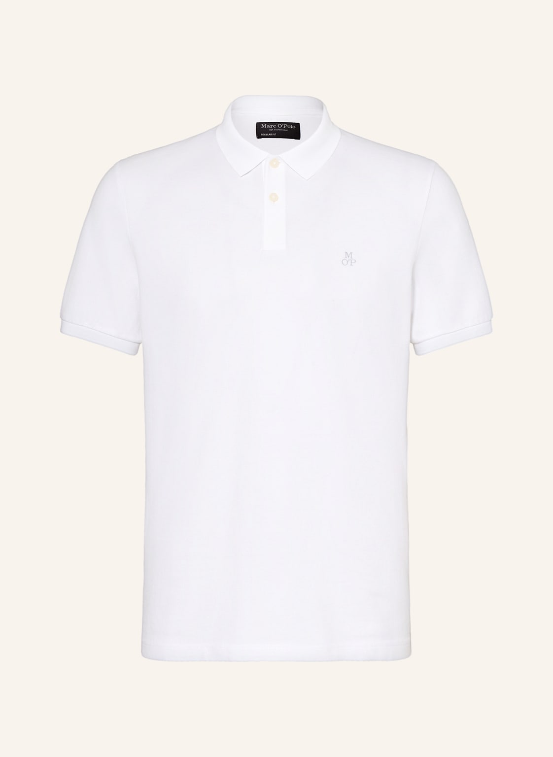Image of Marc O'polo Piqué-Poloshirt Basic Regular Fit weiss