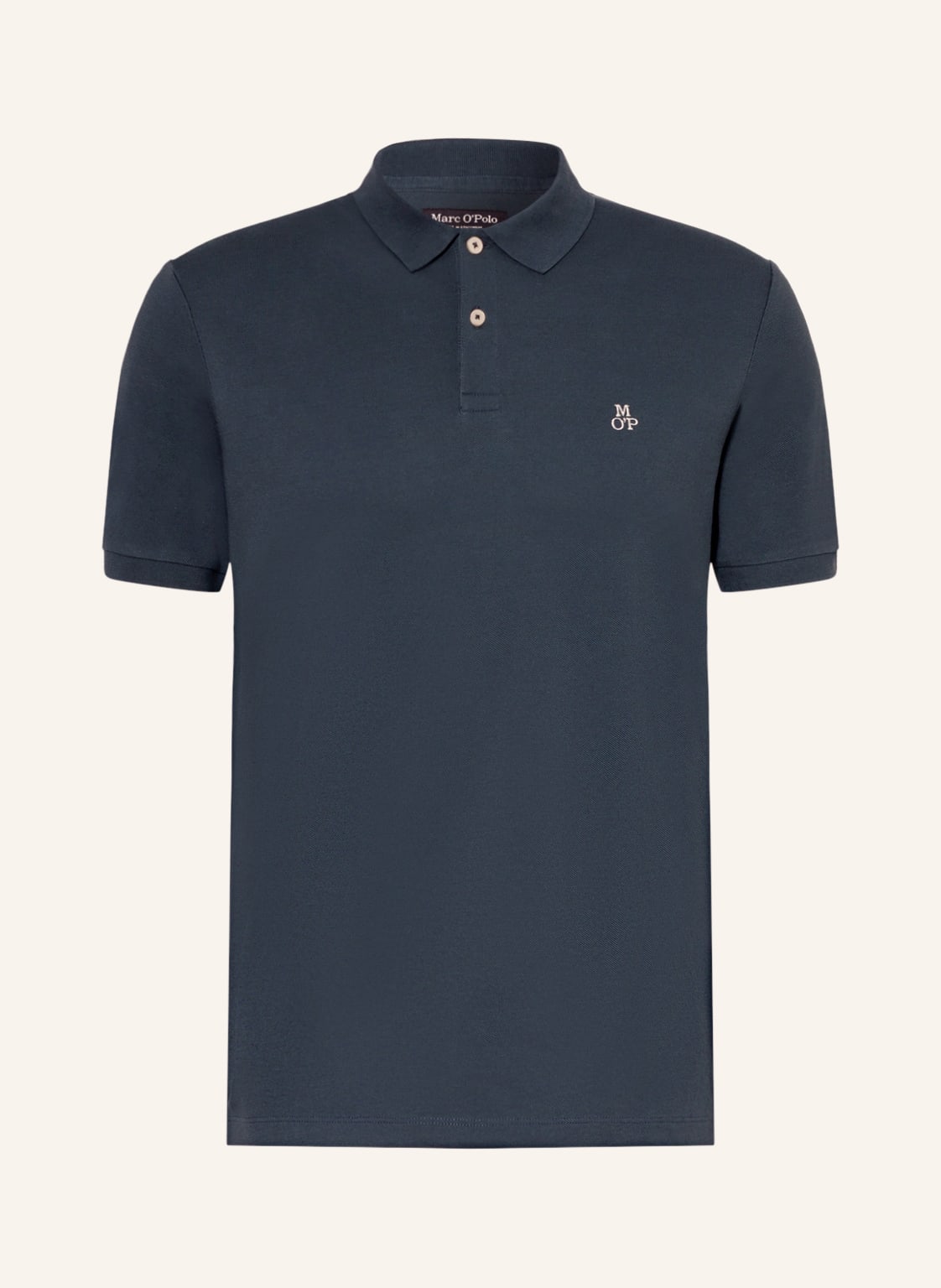Image of Marc O'polo Piqué-Poloshirt Basic Regular Fit grau