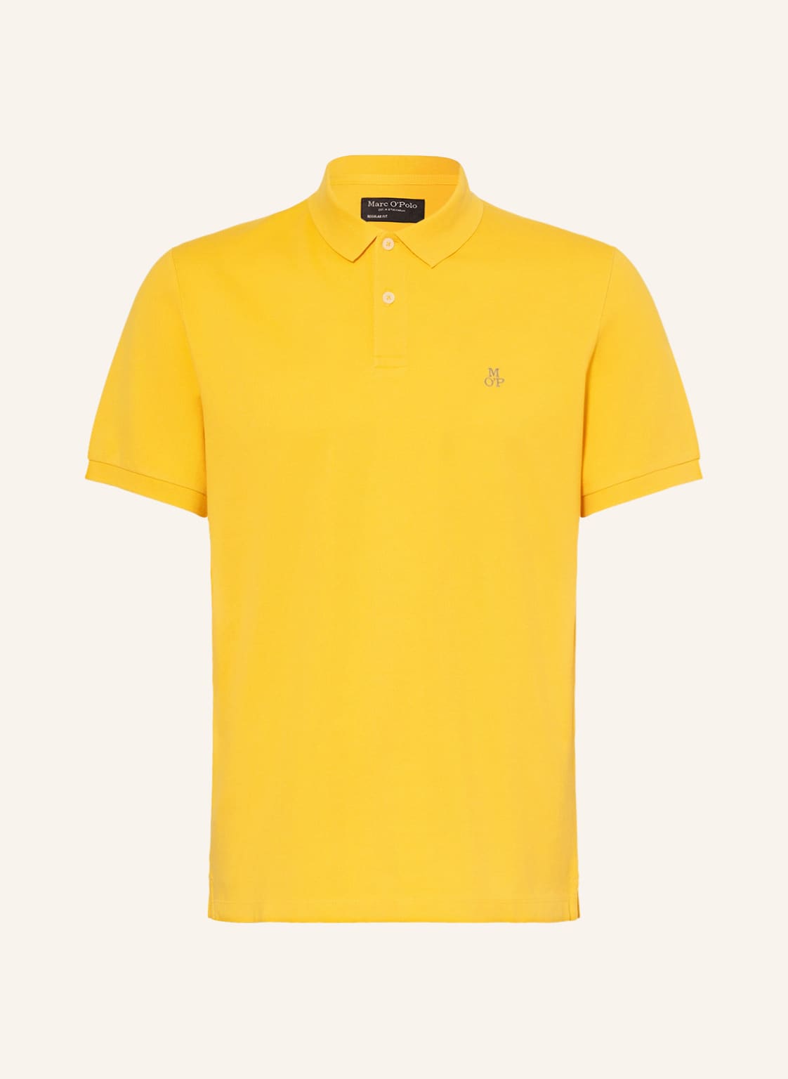 Image of Marc O'polo Piqué-Poloshirt Basic Regular Fit gelb