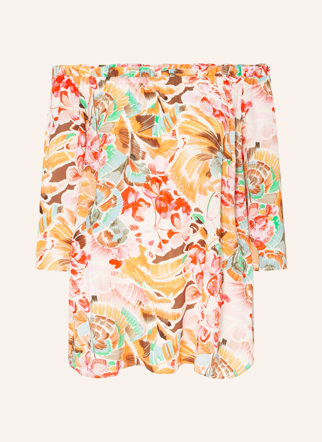 Image of Mos Mosh Off-Shoulder-Blusenshirt Ashlea rosa