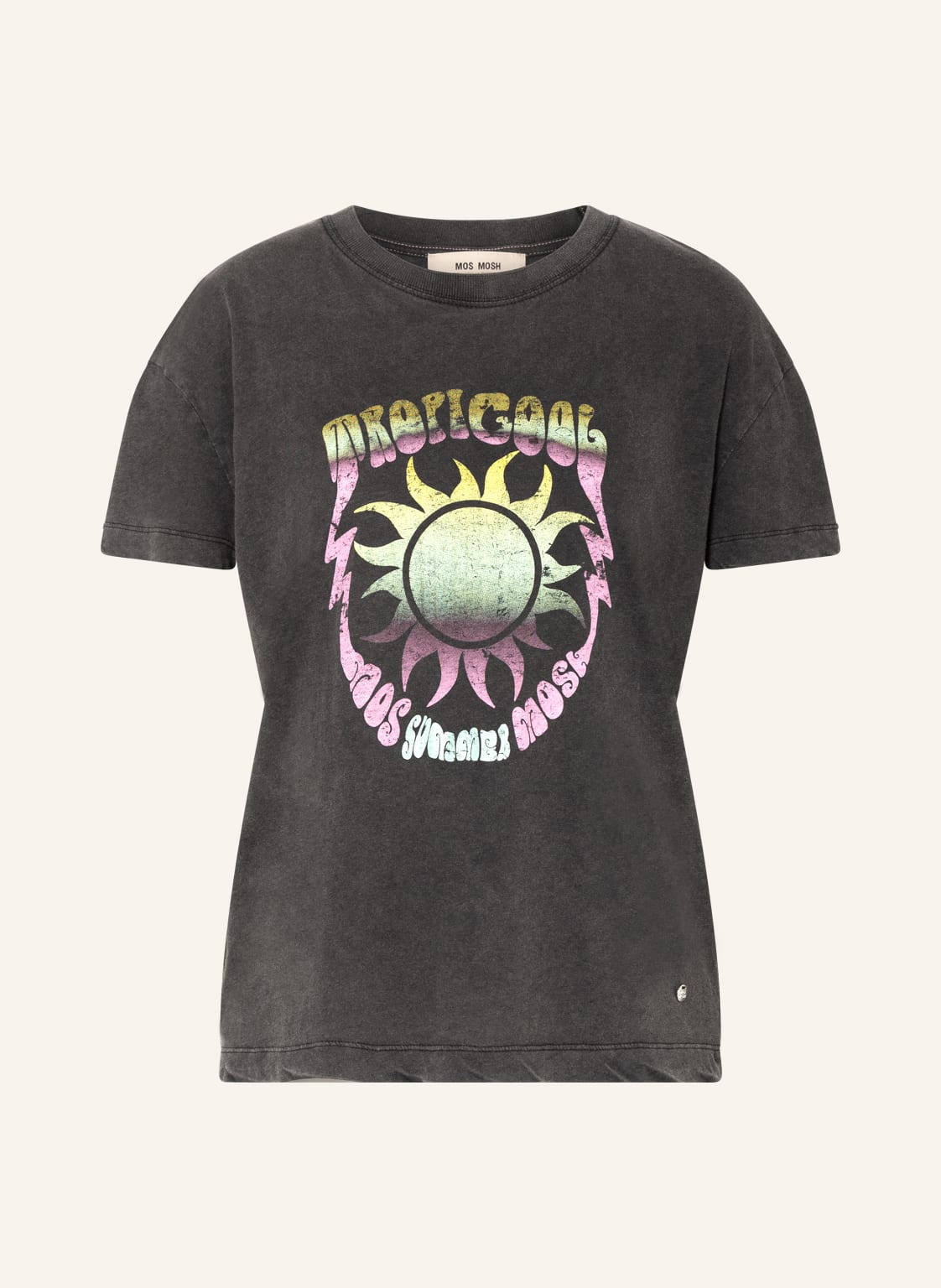 Image of Mos Mosh T-Shirt Tropic schwarz