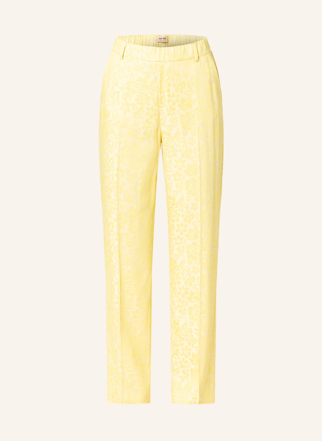 Image of Mos Mosh Jacquard-Hose Bai gelb