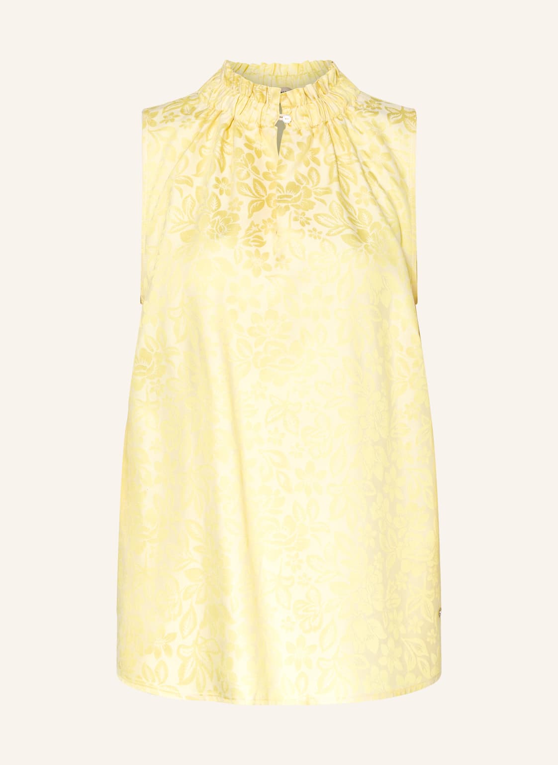 Image of Mos Mosh Blusentop Tonia Aus Jacquard gelb