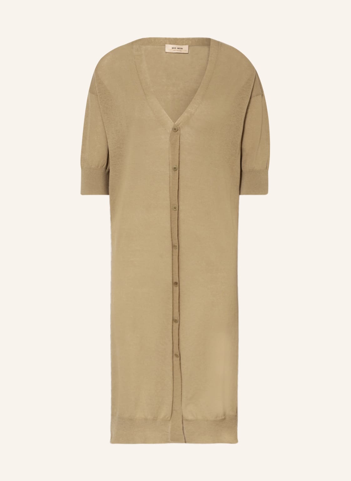 Image of Mos Mosh Strickjacke Iryna Mit 3/4-Arm gruen