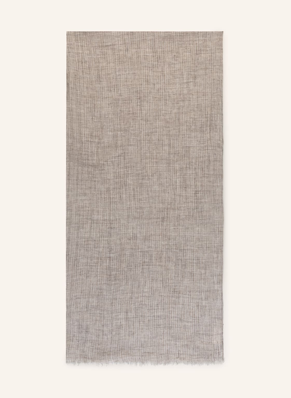 Image of Brunello Cucinelli Leinenschal Mit Glitzergarn braun