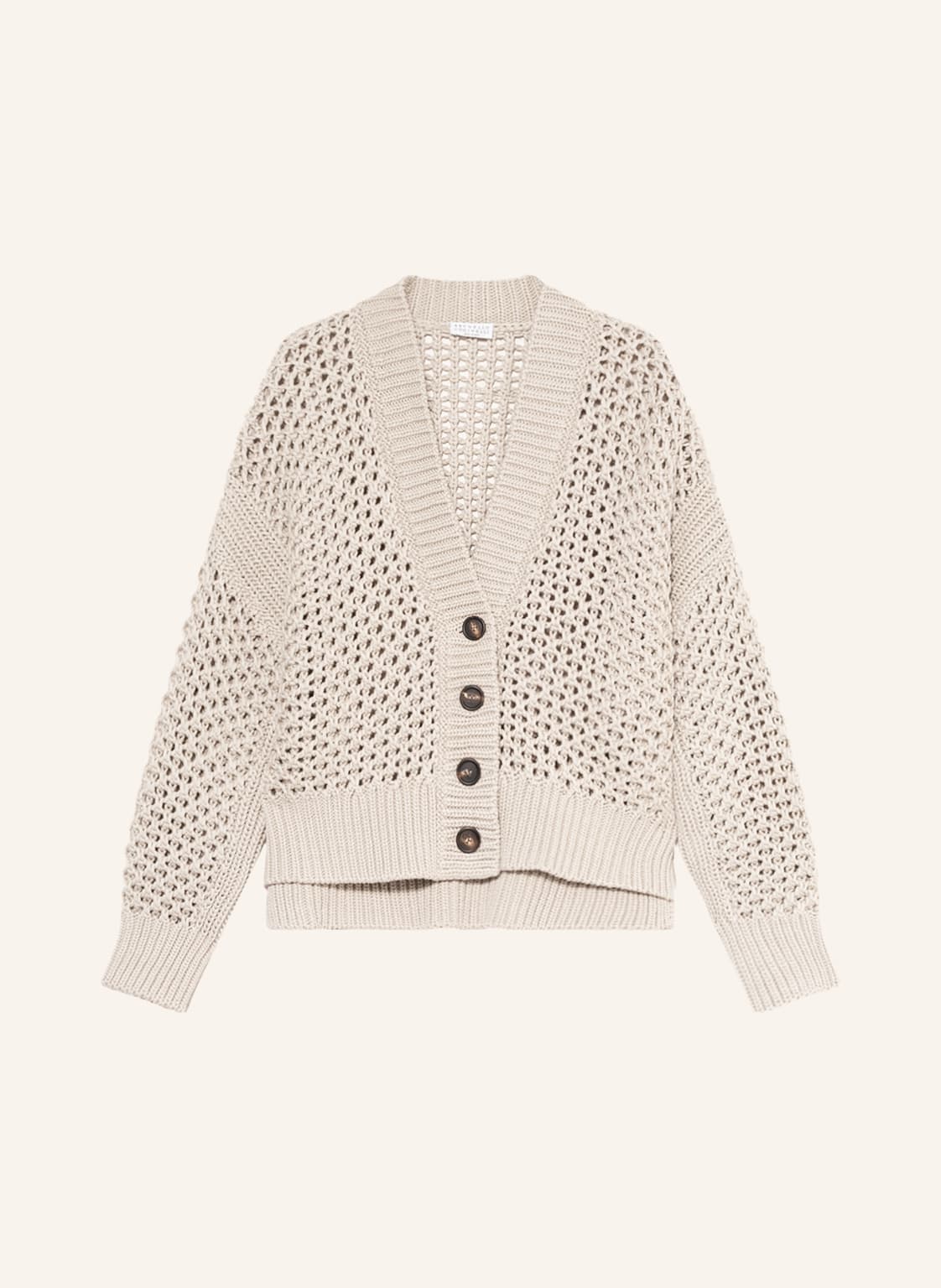 Image of Brunello Cucinelli Strickjacke beige