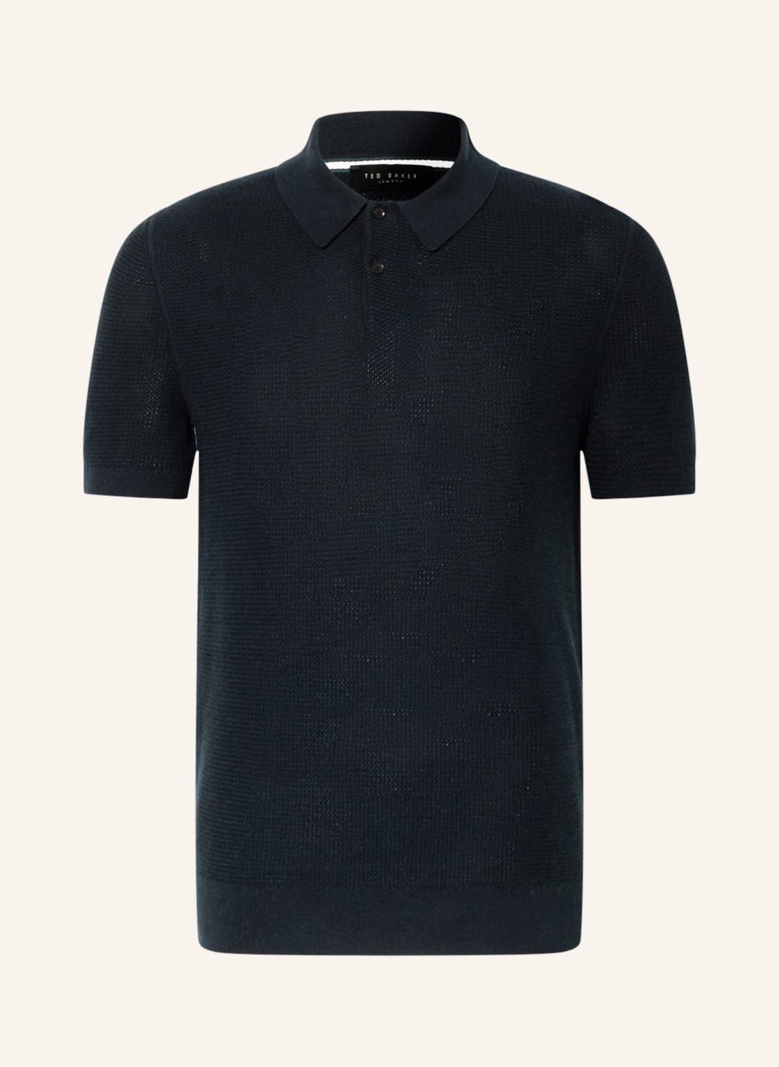 Image of Ted Baker Strick-Poloshirt Imago blau