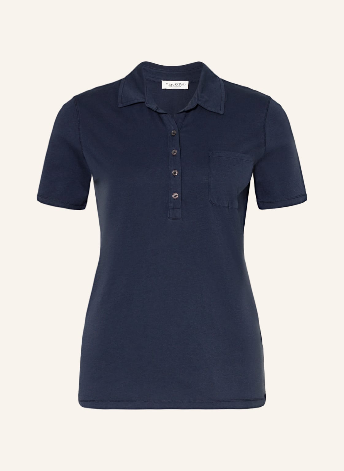 Image of Marc O'polo Jersey-Poloshirt blau