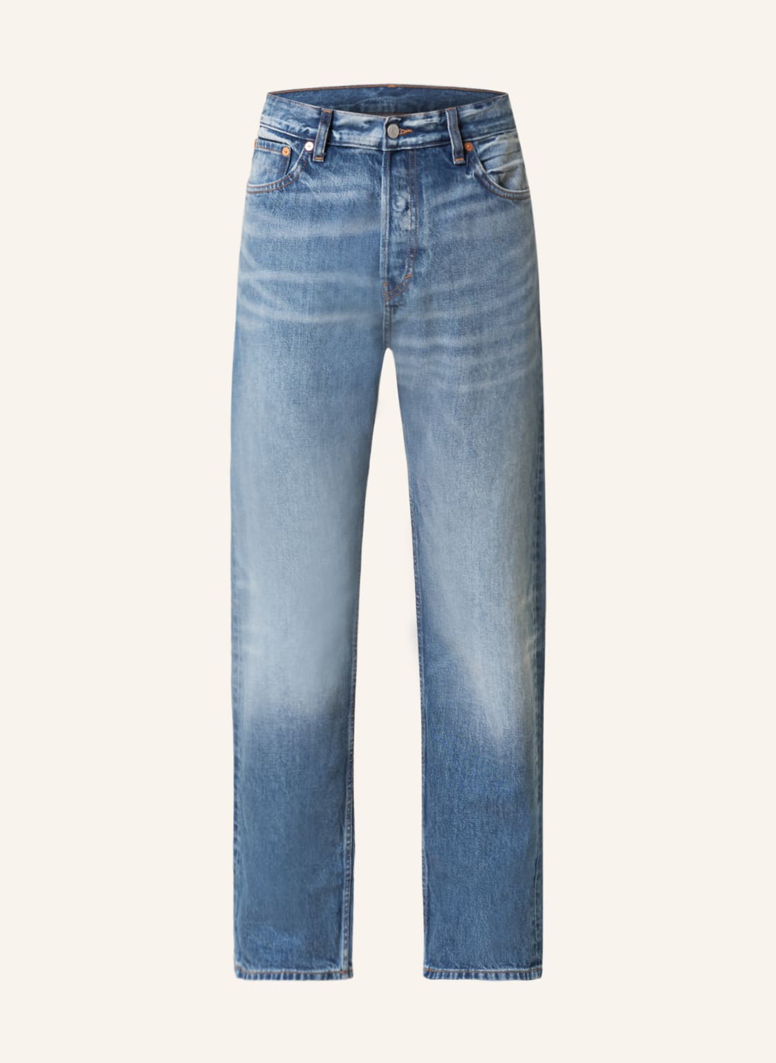 Image of Weekday Jeans Space Straight Fit blau