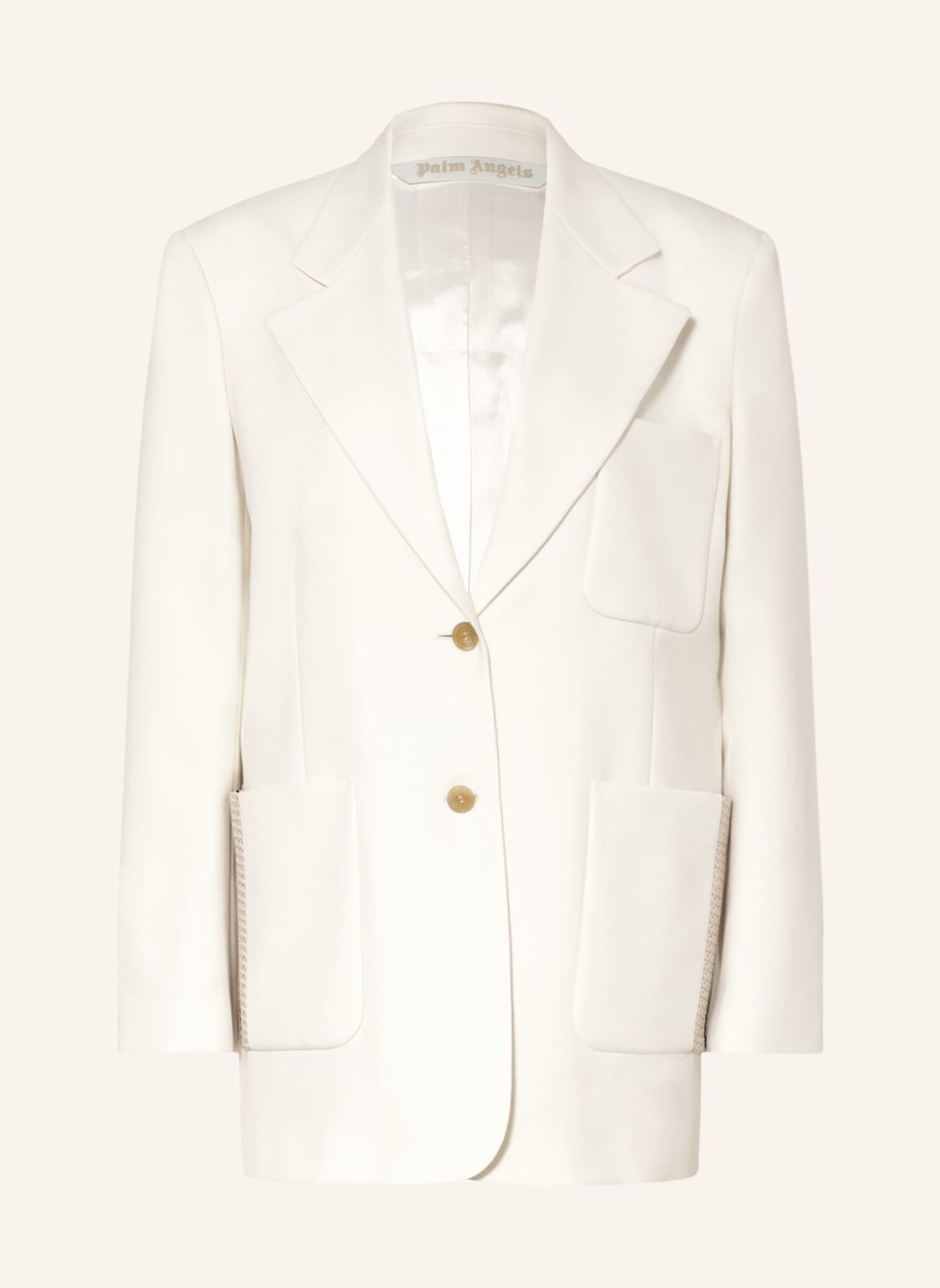 Image of Palm Angels Longblazer weiss