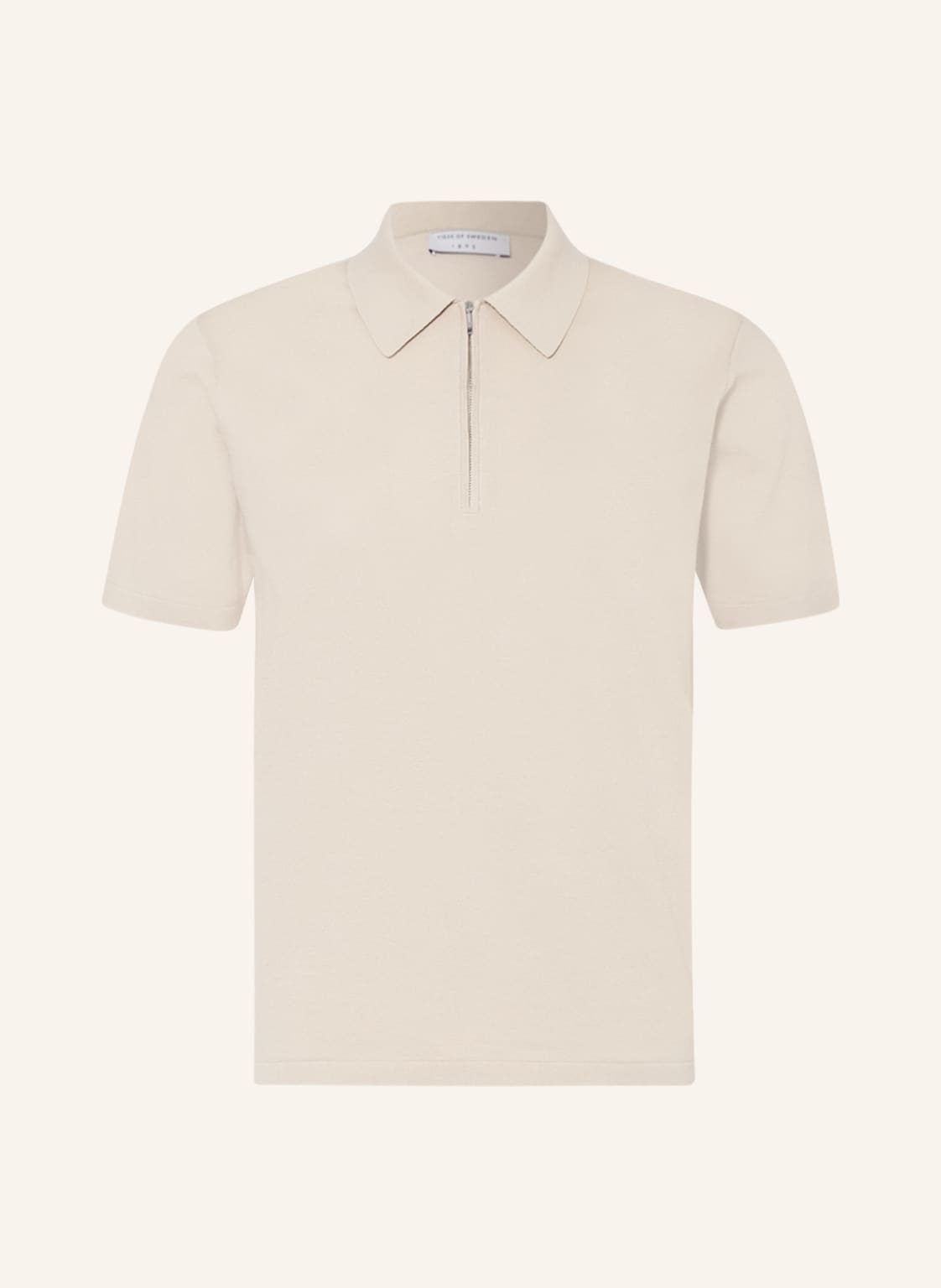 Image of Tiger Of Sweden Strick-Poloshirt Orbit beige
