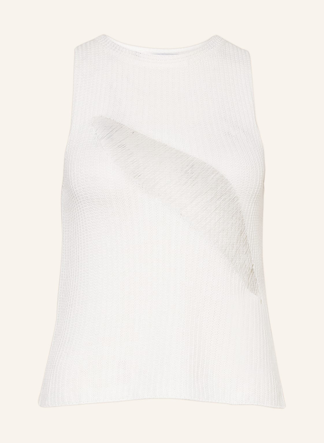 Image of Envelope 1976 Stricktop Formentera Mit Leinen weiss