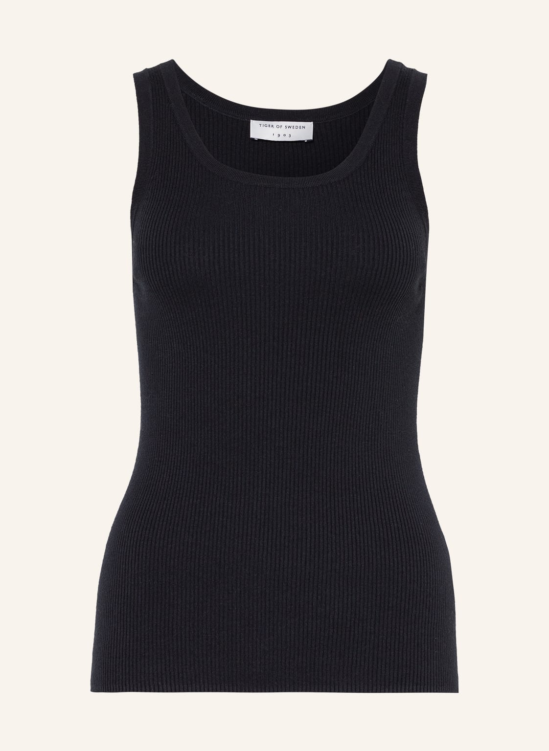 Image of Tiger Of Sweden Stricktop Rayer schwarz