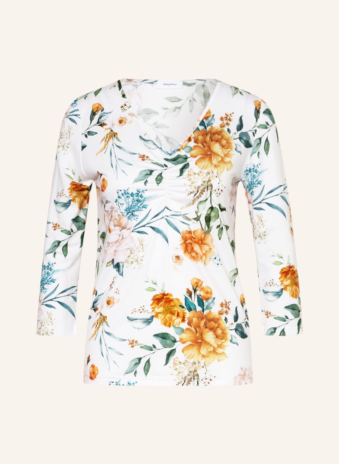 Image of Darling Harbour Schlafshirt Mit 3/4-Arm weiss