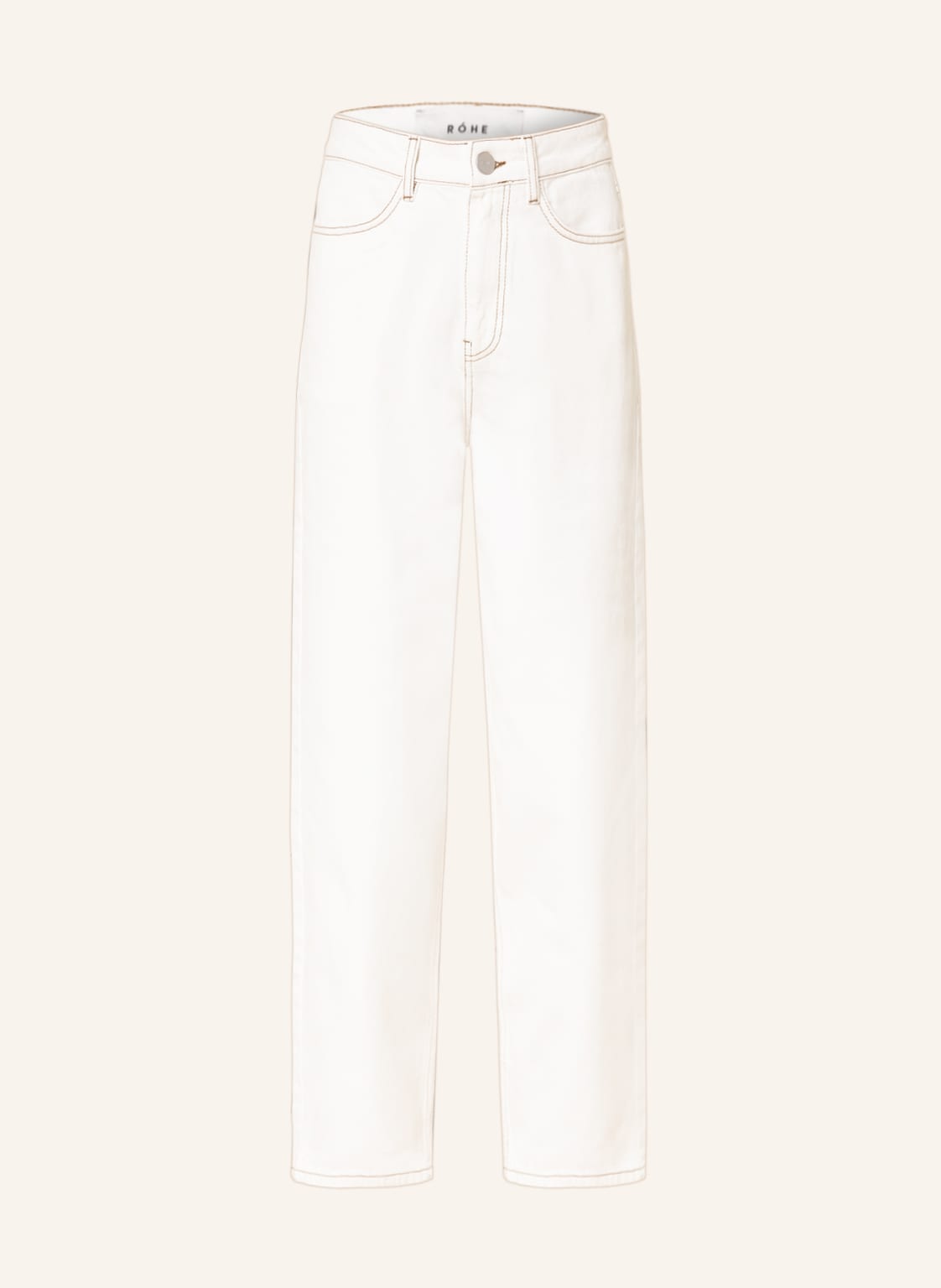 Image of Róhe Straight Jeans weiss