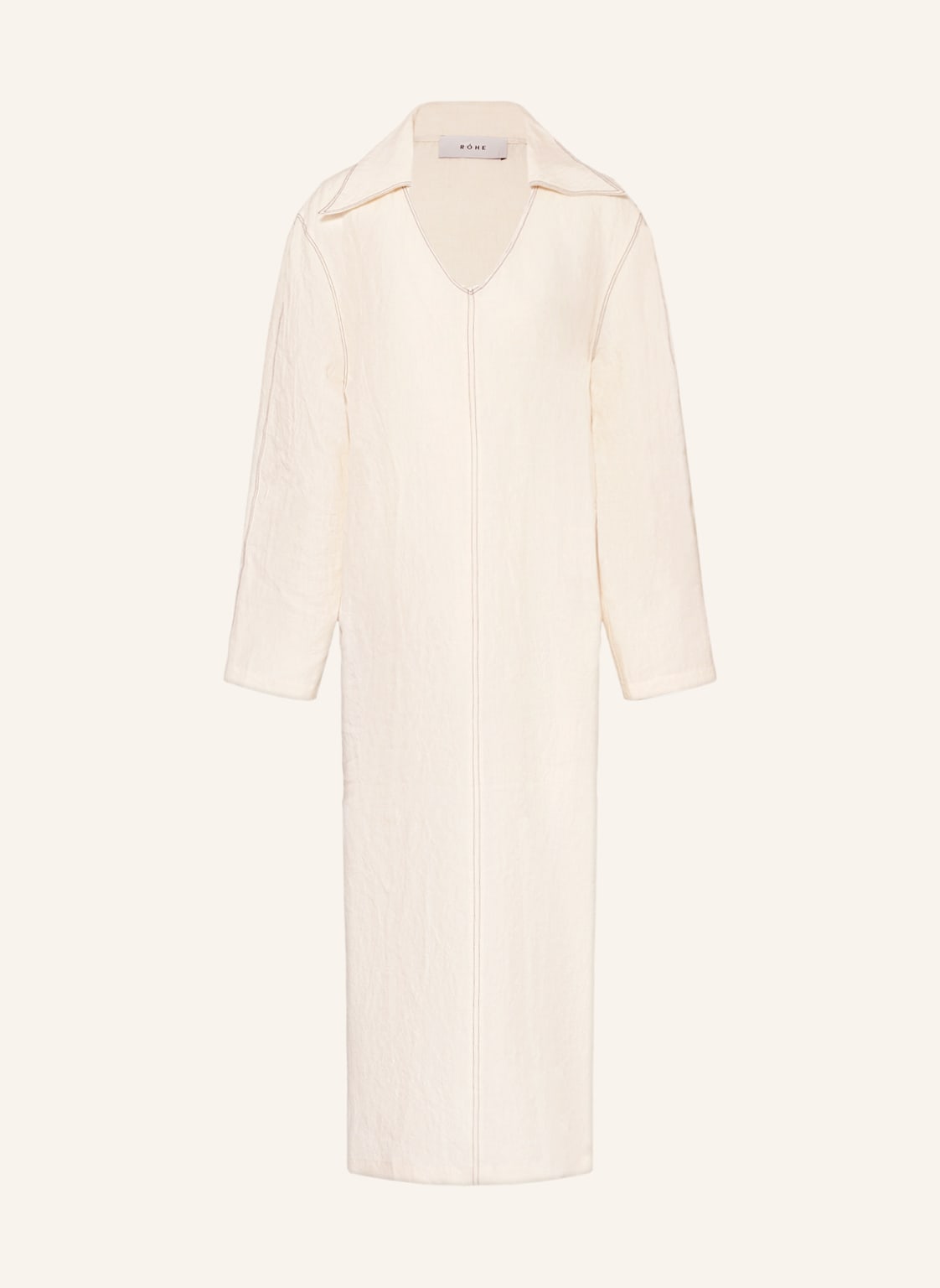 Image of Róhe Leinenkleid weiss