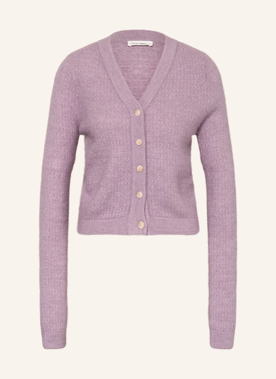 Image of American Vintage Strickjacke Vitow Mit Alpaka rosa