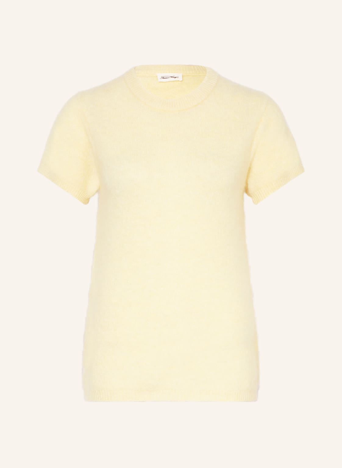 Image of American Vintage Strickshirt Vittow Mit Alpaka gelb