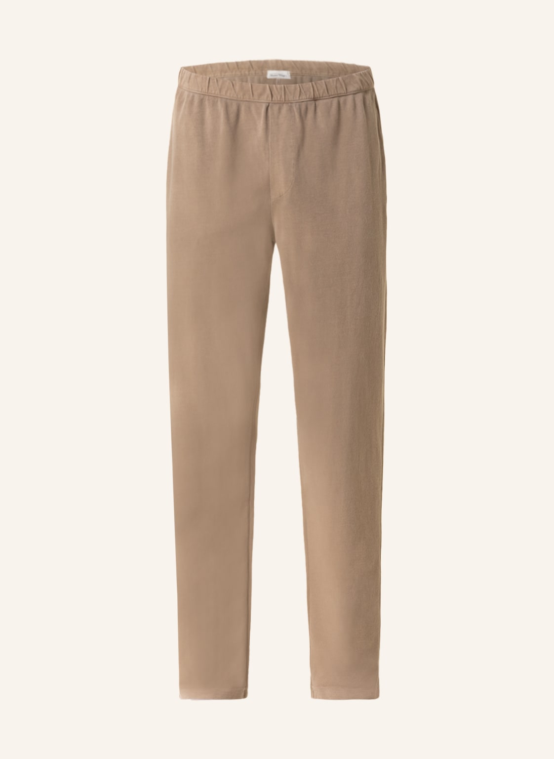 Image of American Vintage Piqué-Hose Regular Fit gruen