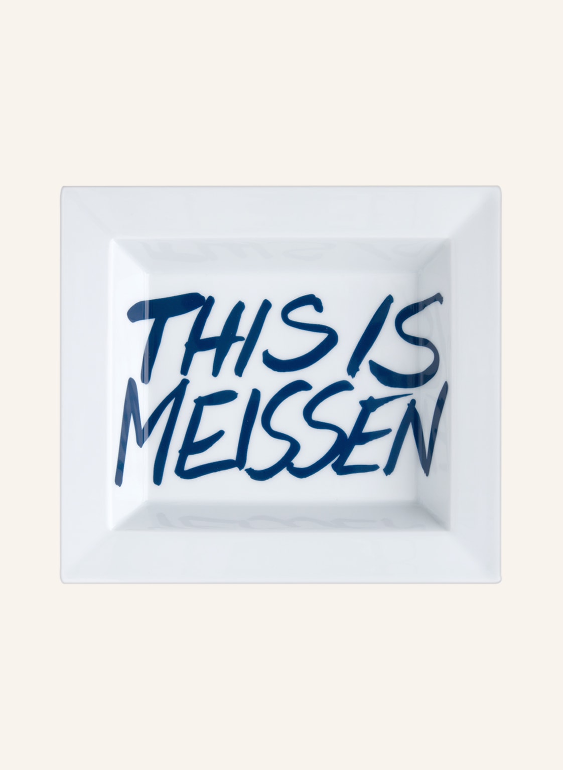 Image of Meissen Porzellan-Manufaktur Schale This Is Meissen weiss