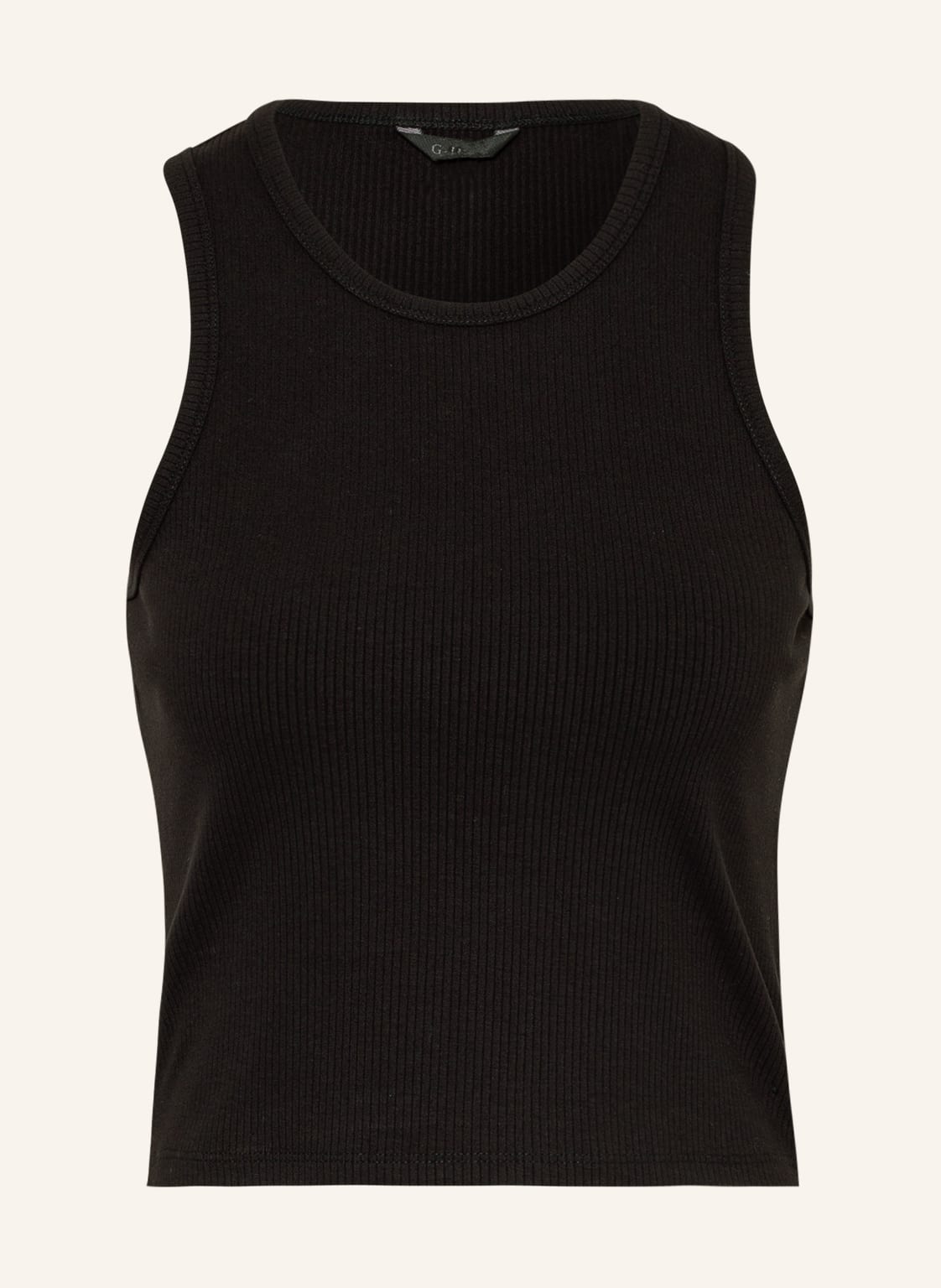 Image of Guess Cropped-Top Denise schwarz