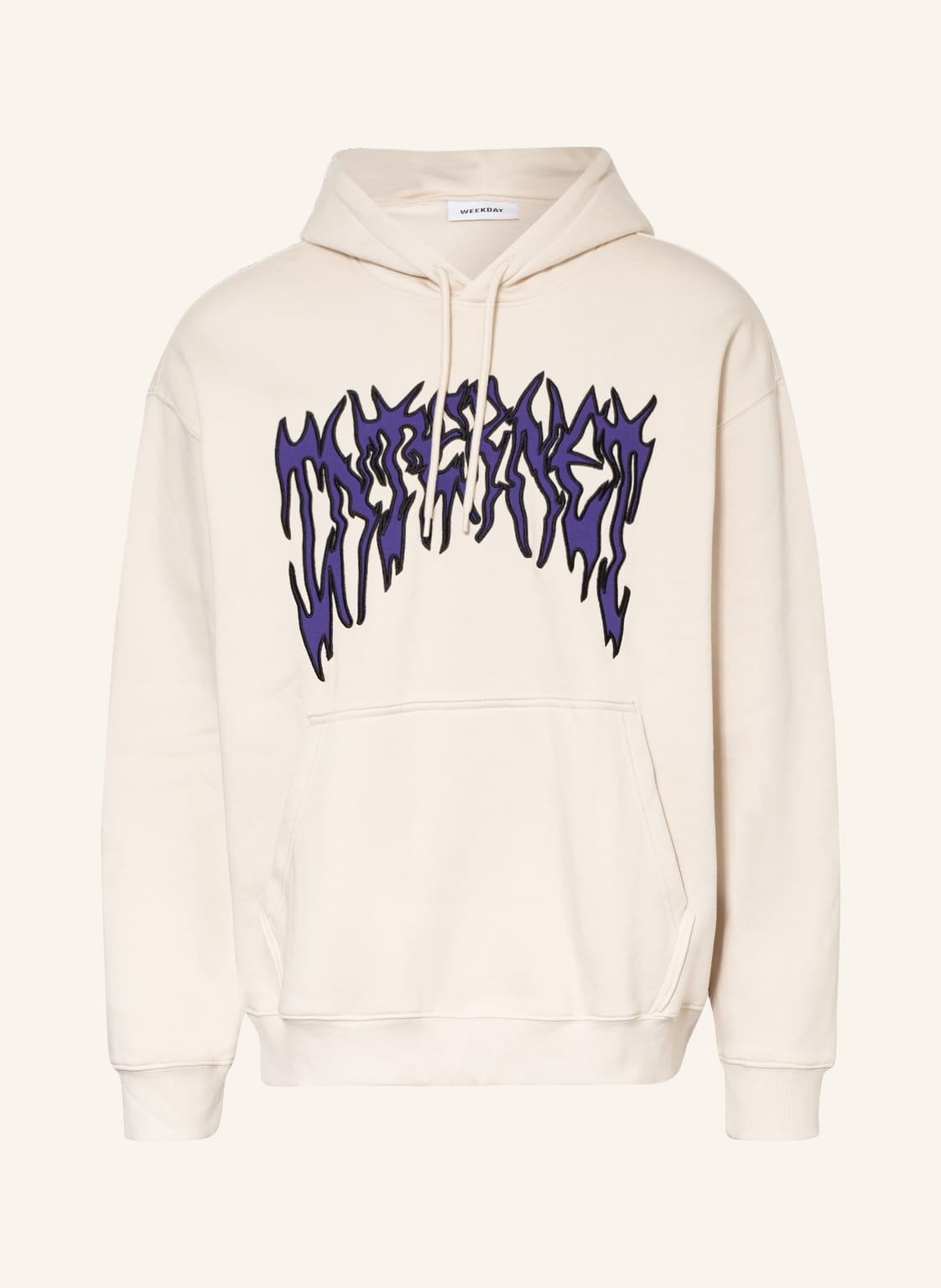 Image of Weekday Oversized-Hoodie beige