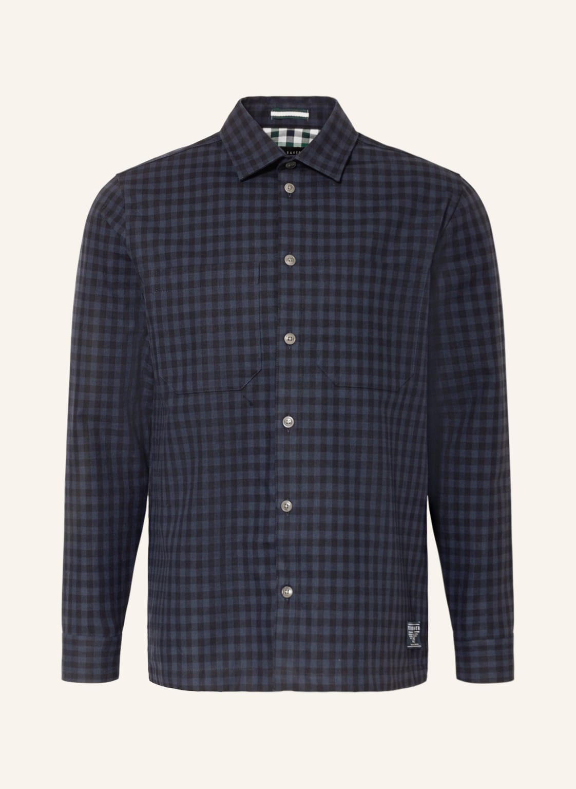 Image of Ted Baker Overshirt Mourne blau