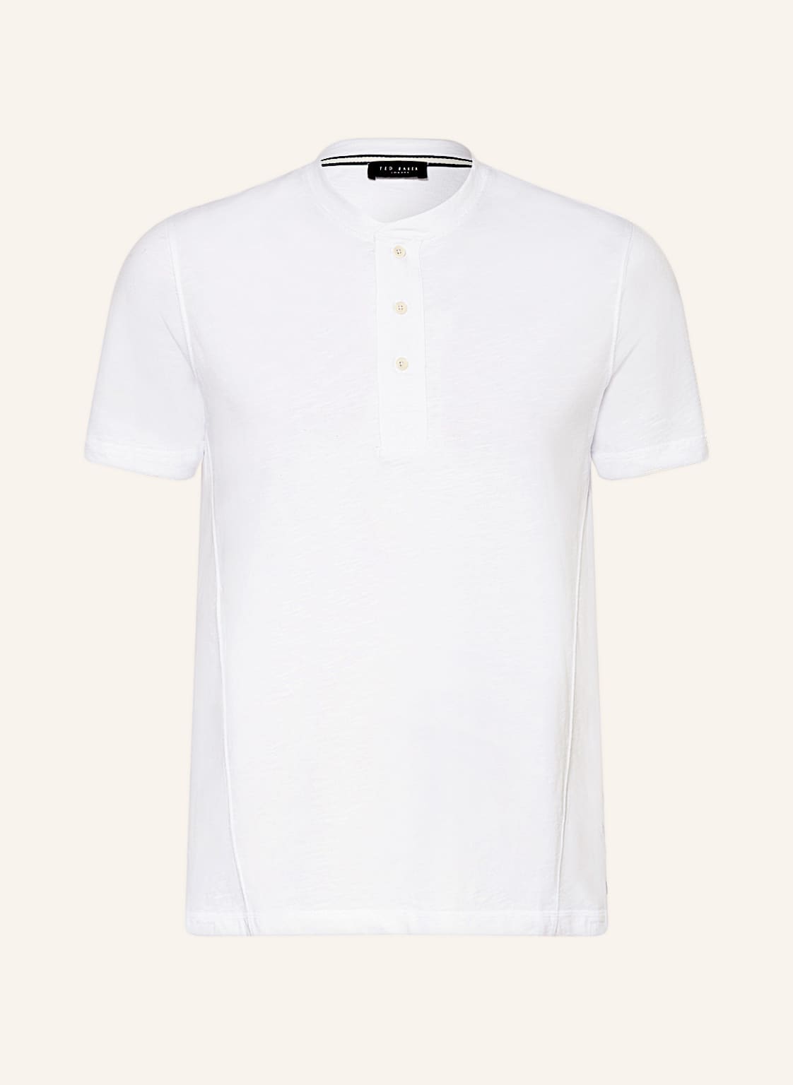 Image of Ted Baker Henley-Shirt Duddin weiss