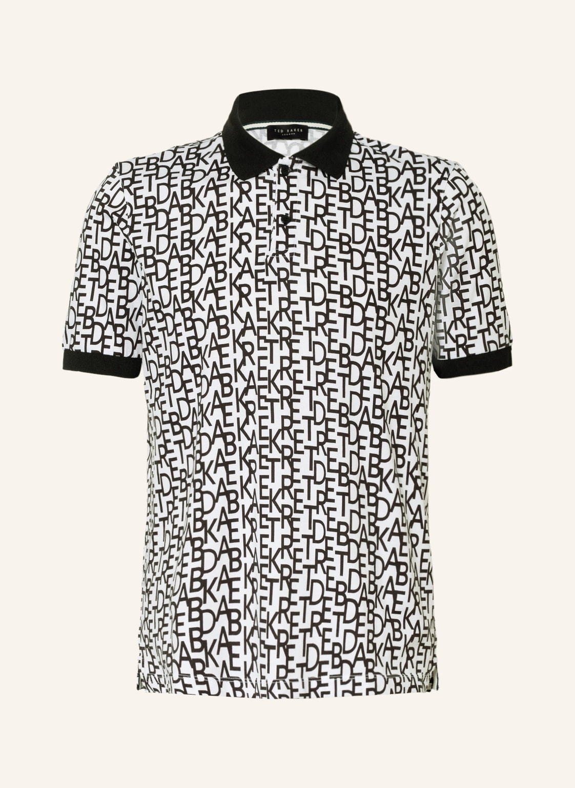 Image of Ted Baker Jersey-Poloshirt Chapar weiss