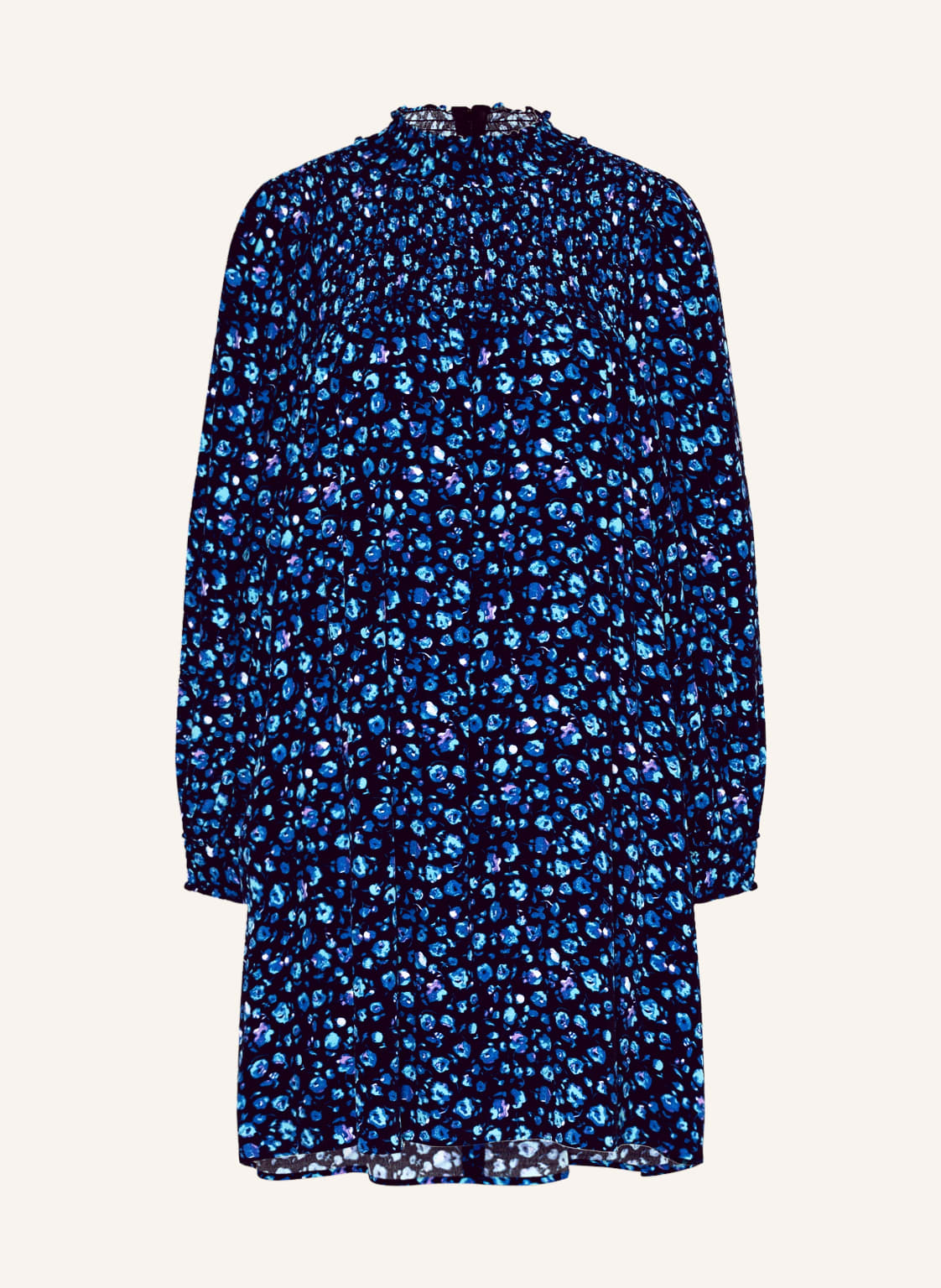 Image of Whistles Kleid Mit Rüschen blau