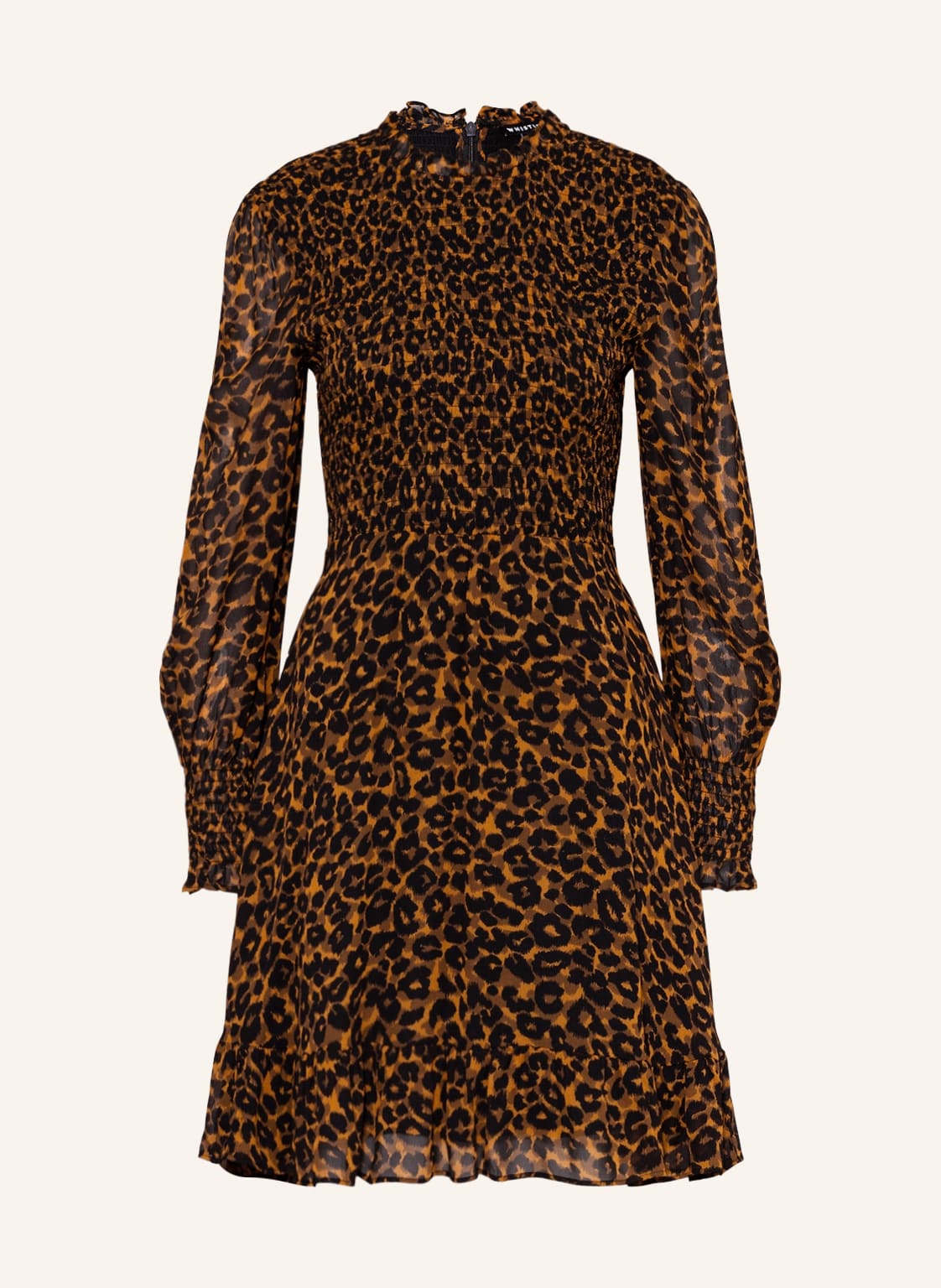 Image of Whistles Kleid Mit Rüschen braun