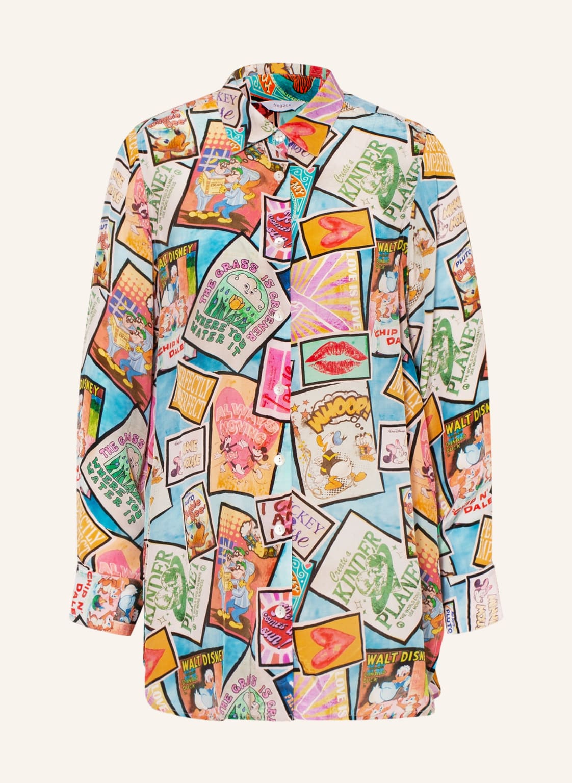 Image of Frogbox Hemdbluse blau