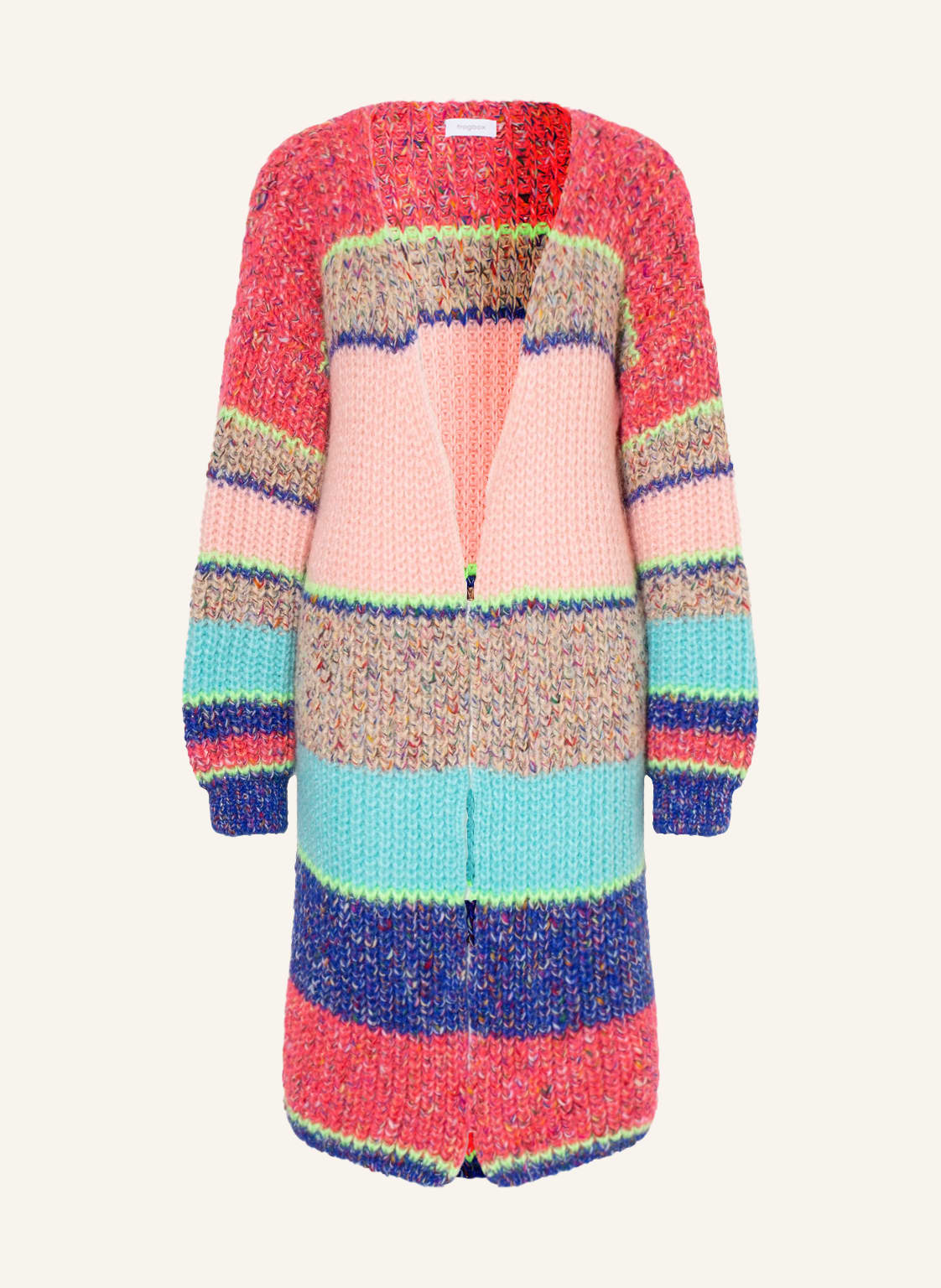 Image of Frogbox Strickhülle Mit Glitzergarn pink