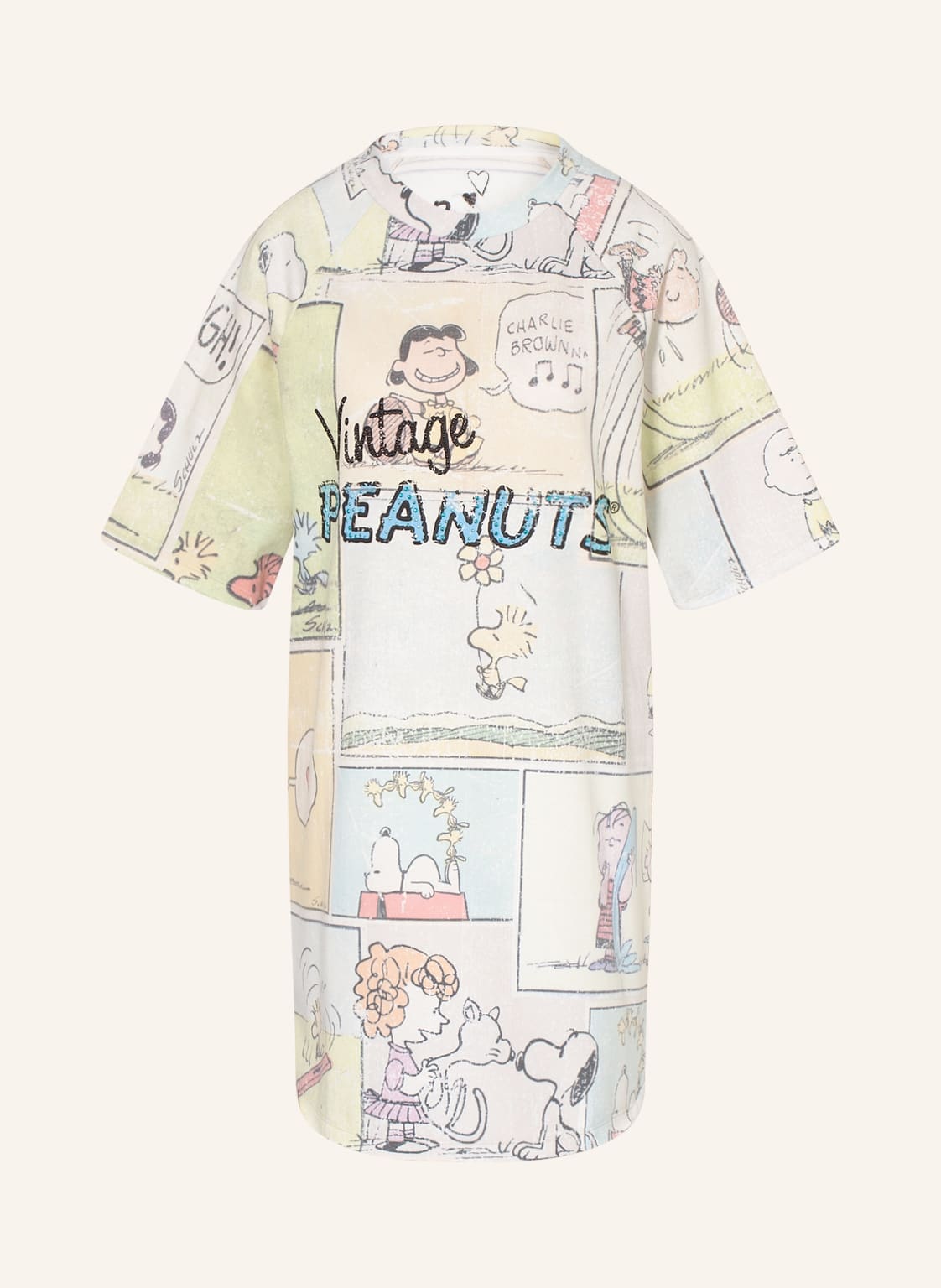 Image of Frogbox Sweatkleid Mit Schmucksteinen gruen