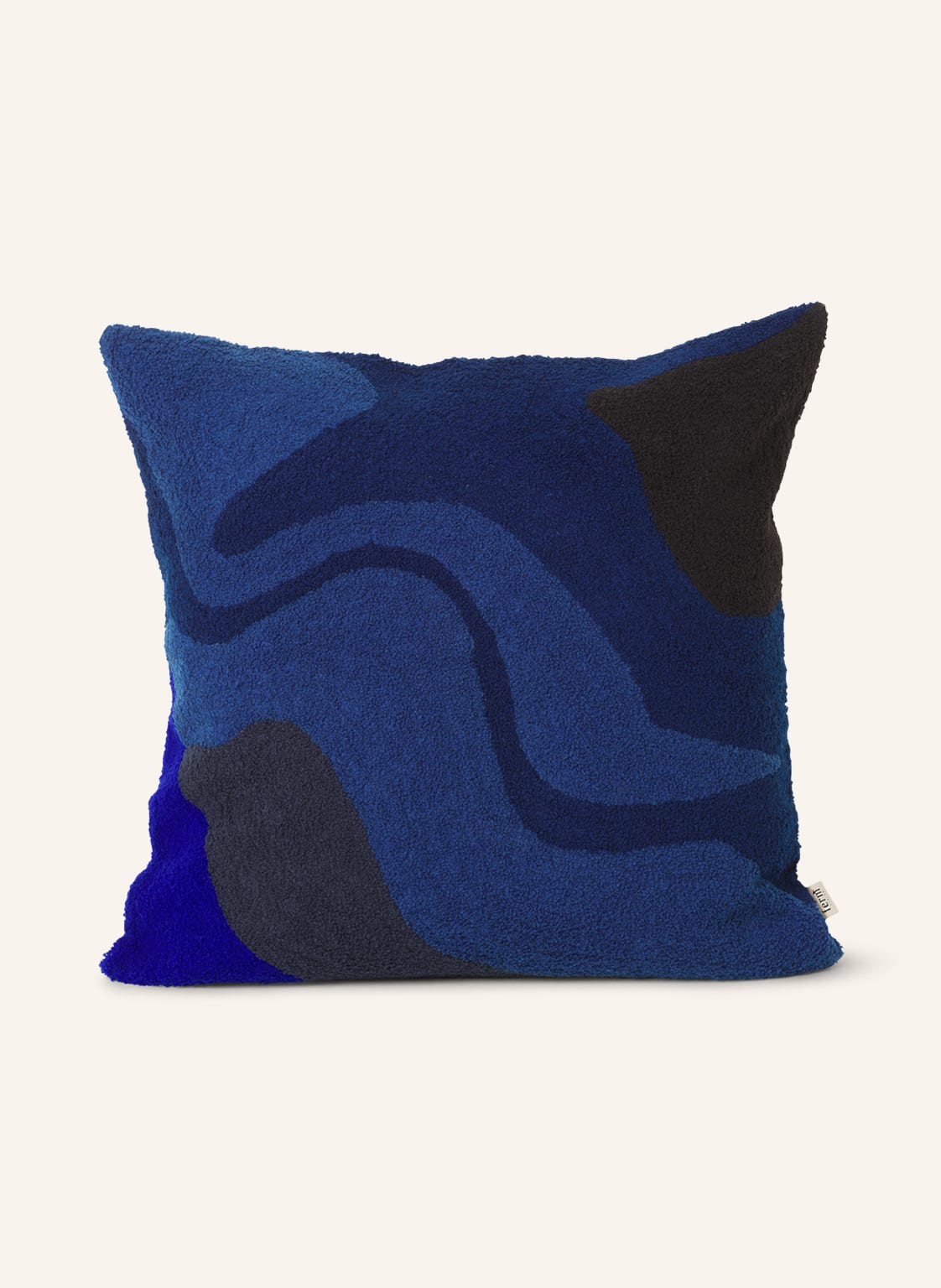 Image of Ferm Living Dekokissenhülle blau