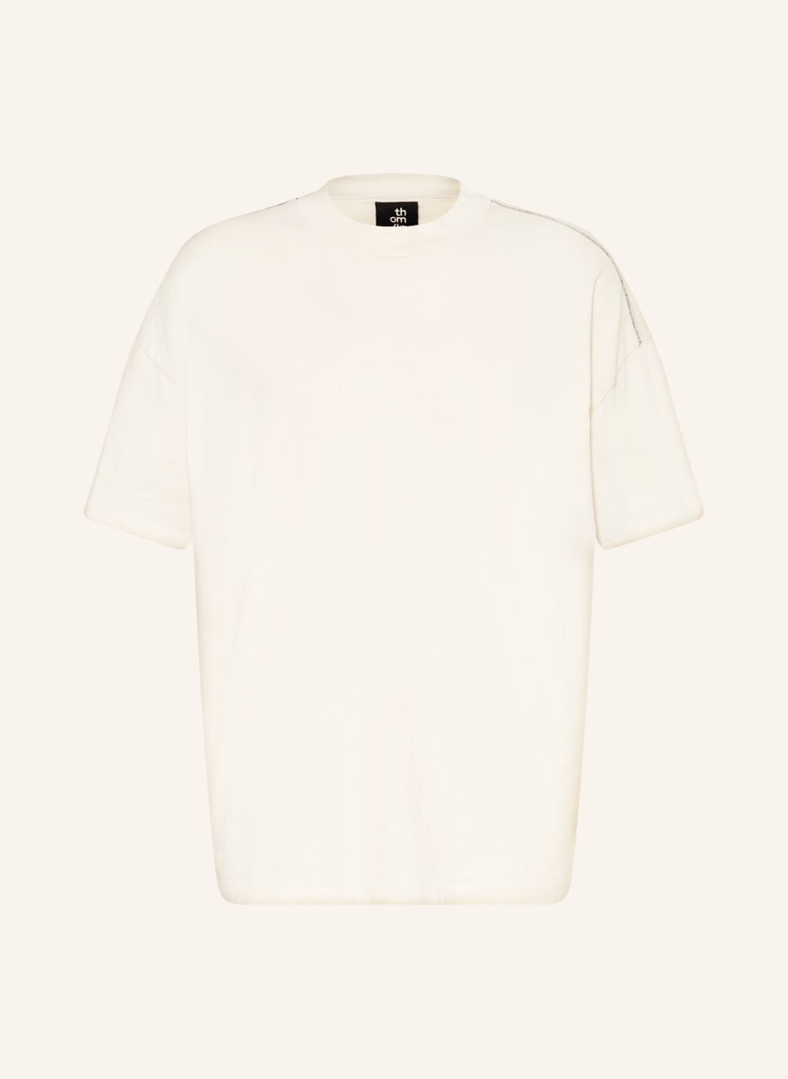 Image of Thom/Krom Oversized-Shirt beige