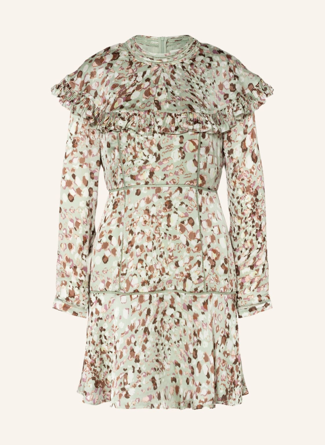 Image of Ted Baker Kleid Orrsett Mit Rüschen gruen