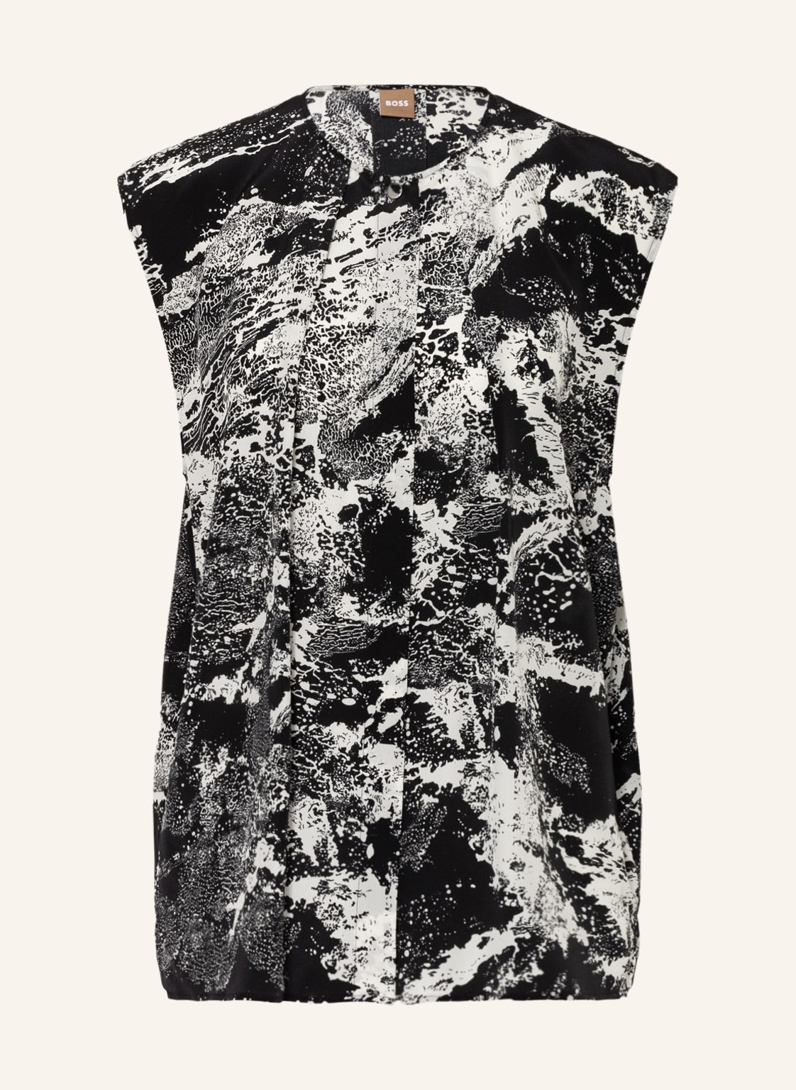 Image of Boss Blusentop Bielli Aus Seide schwarz