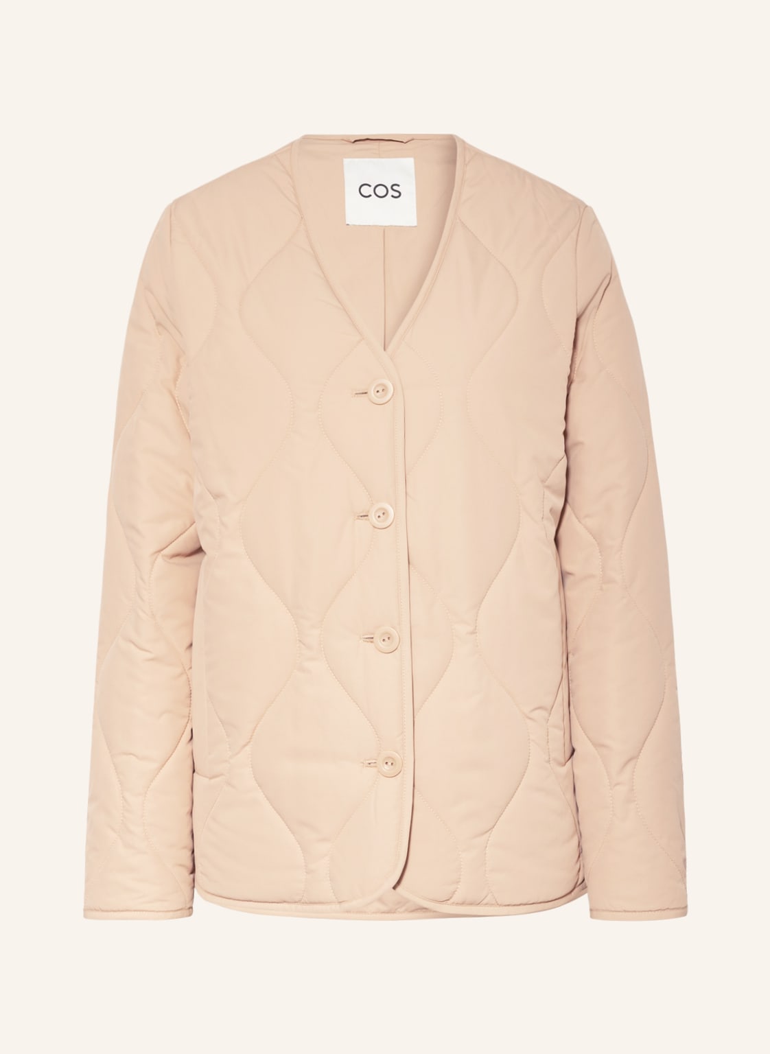 Image of Cos Steppjacke beige