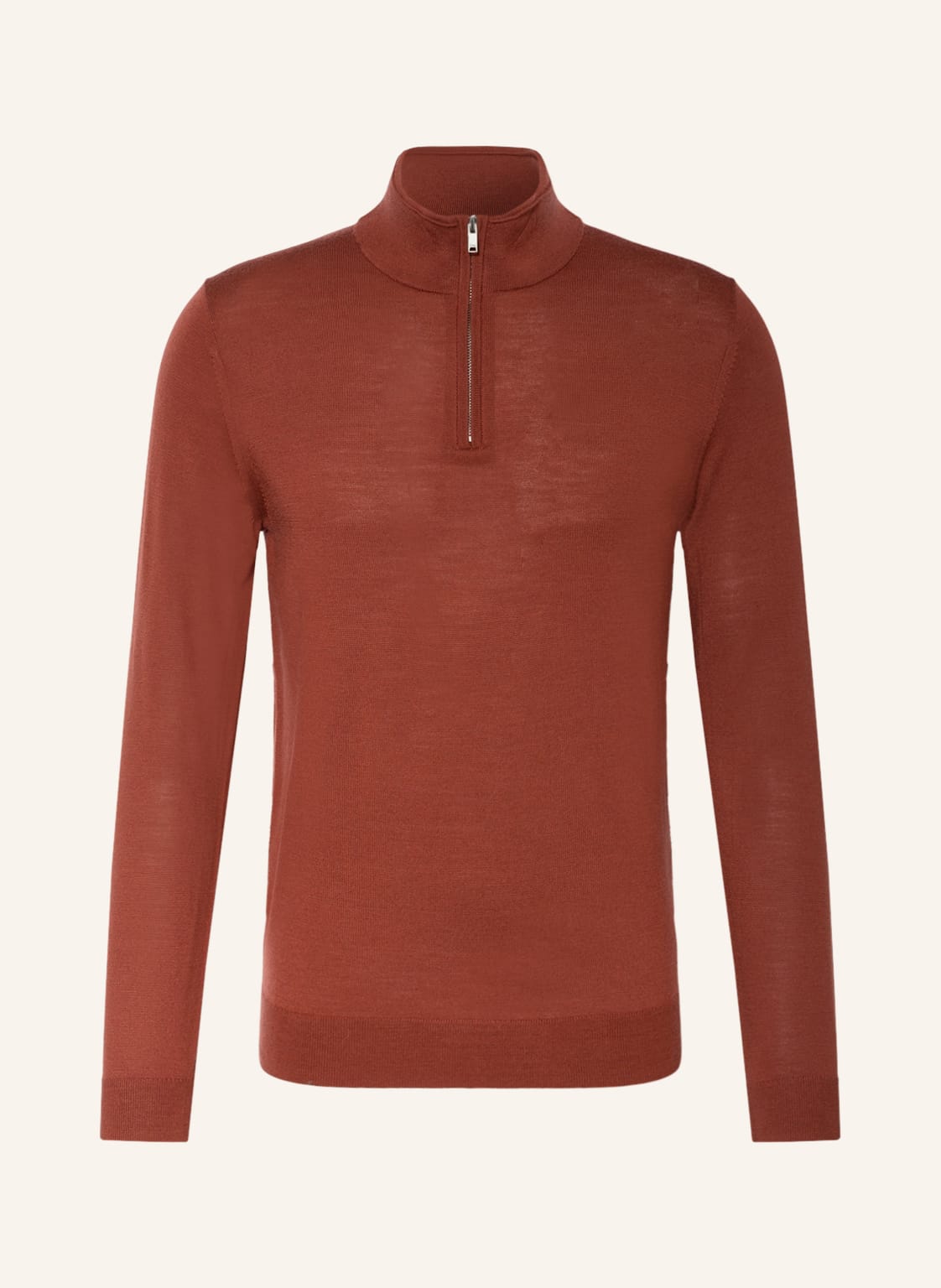 Image of Reiss Troyer Blackhall Aus Merinowolle rot