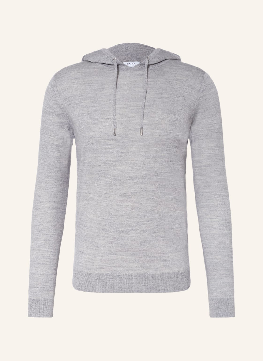 Image of Reiss Strick-Hoodie Holland grau