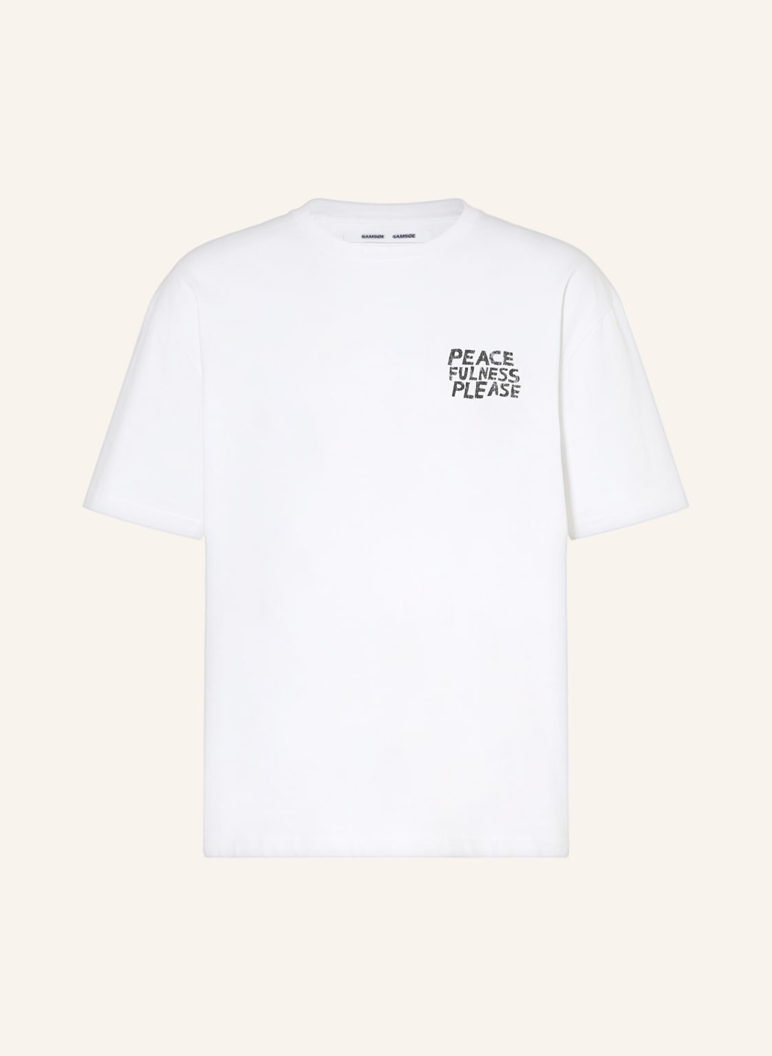 Image of Samsøe Samsøe T-Shirt Nathaniel weiss