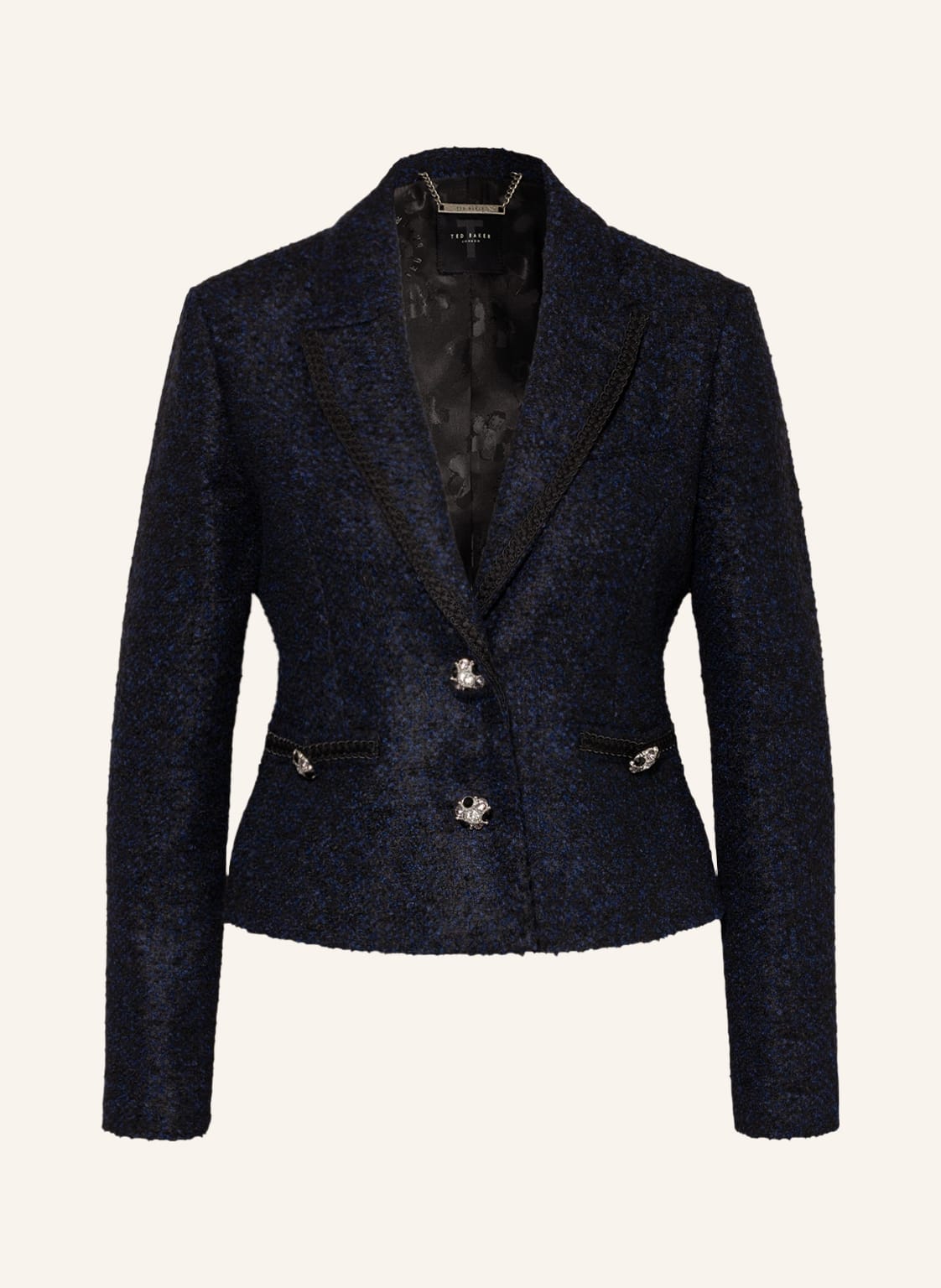 Image of Ted Baker Bouclé-Blazer Alenaah blau