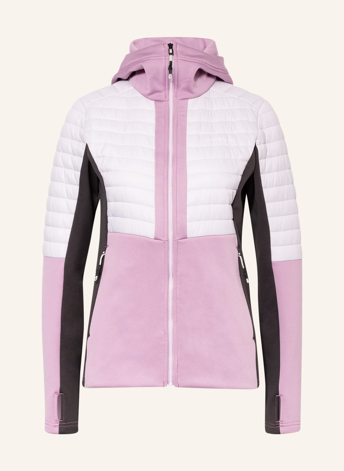 Image of Didriksons Hybrid-Steppjacke Annema violett