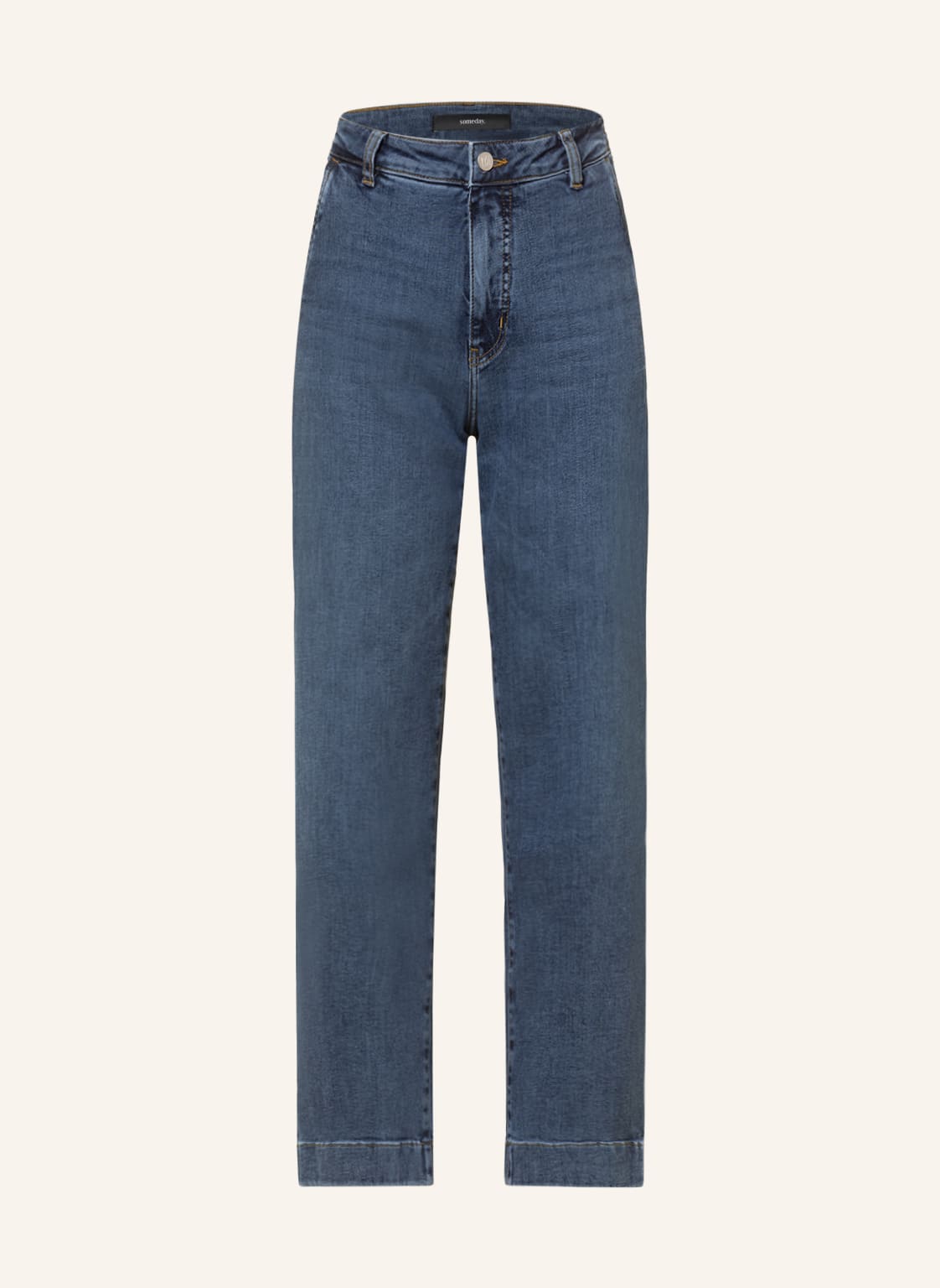 Image of Someday Jeans-Culotte Chenila blau