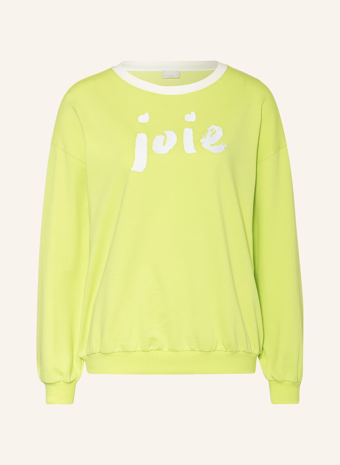 Image of Mey Lounge-Sweatshirt Serie Kristy gelb